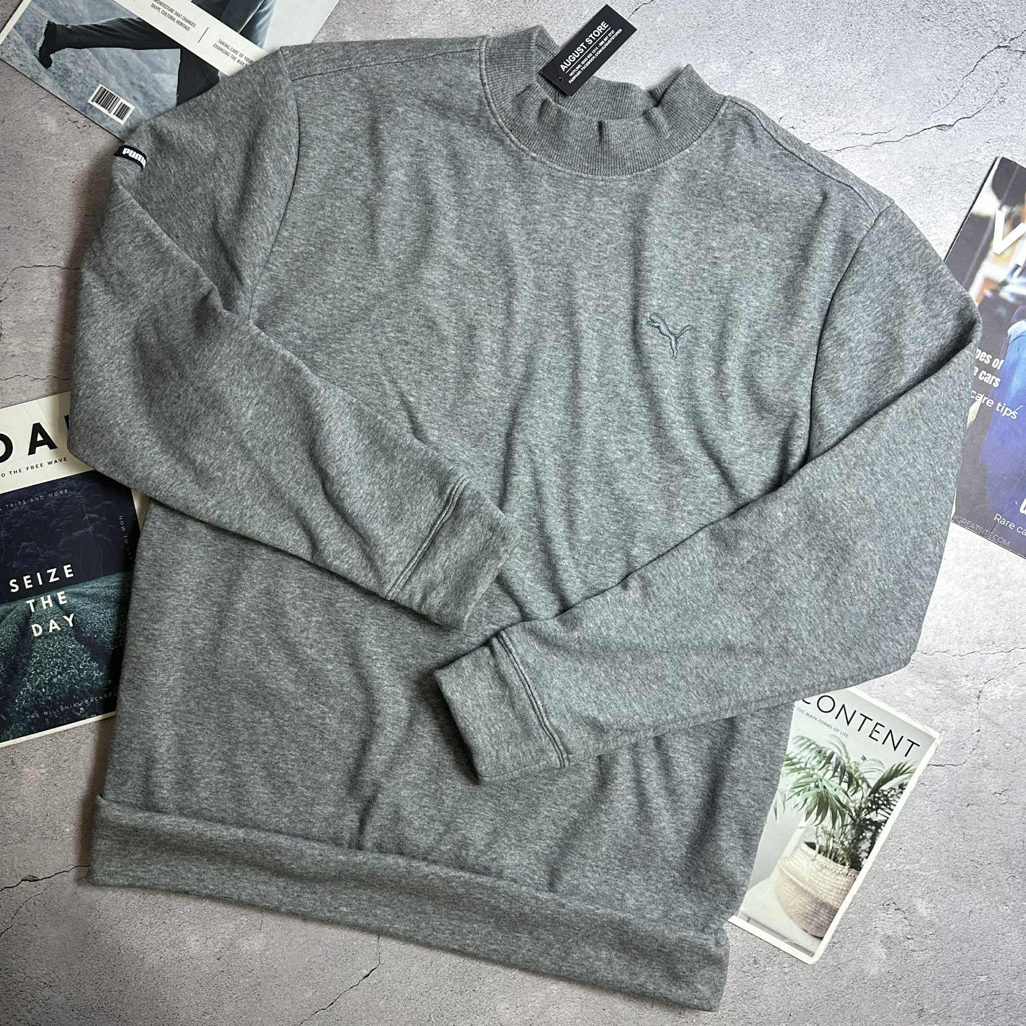 ÁO NỈ LÓT LÔNG PU.MA BASIC MẶC ĐÔI 3396