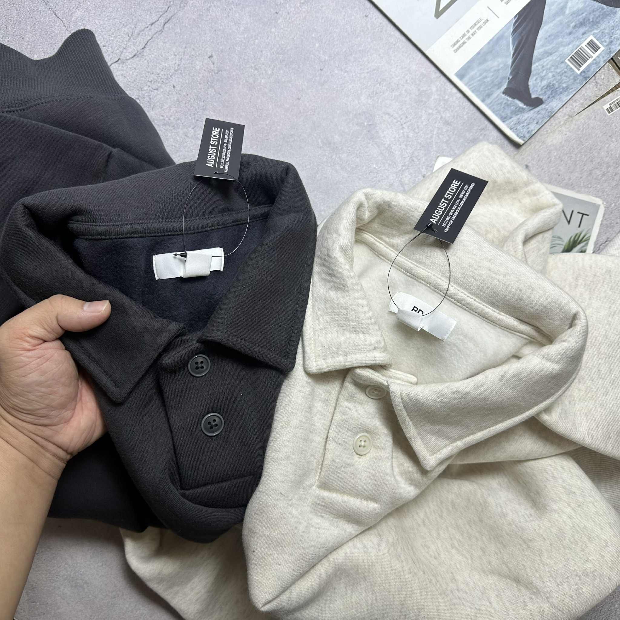 POLO NỈ CỔ CÀI KHUY BP. BASIC 5195