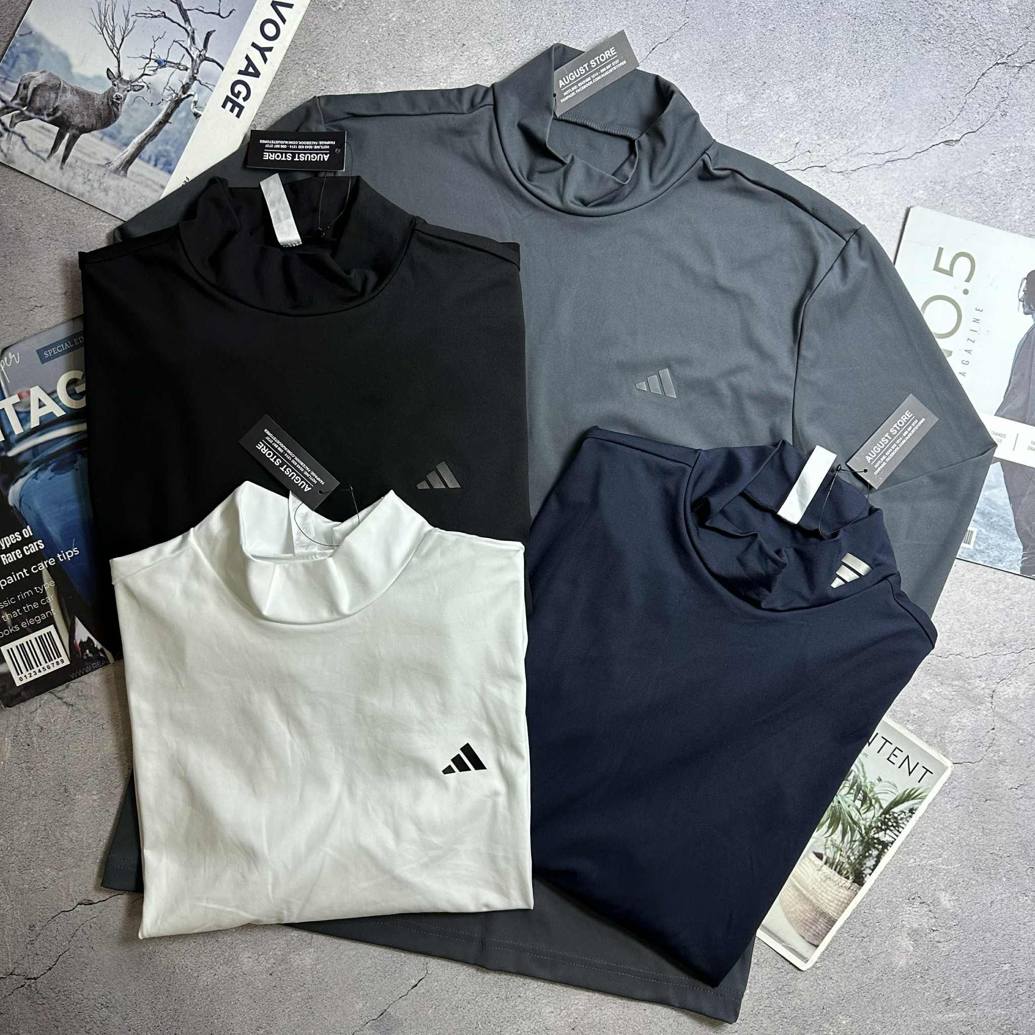 ÁO GIỮ NHIỆT CỔ 3P ADD GOLF 5628