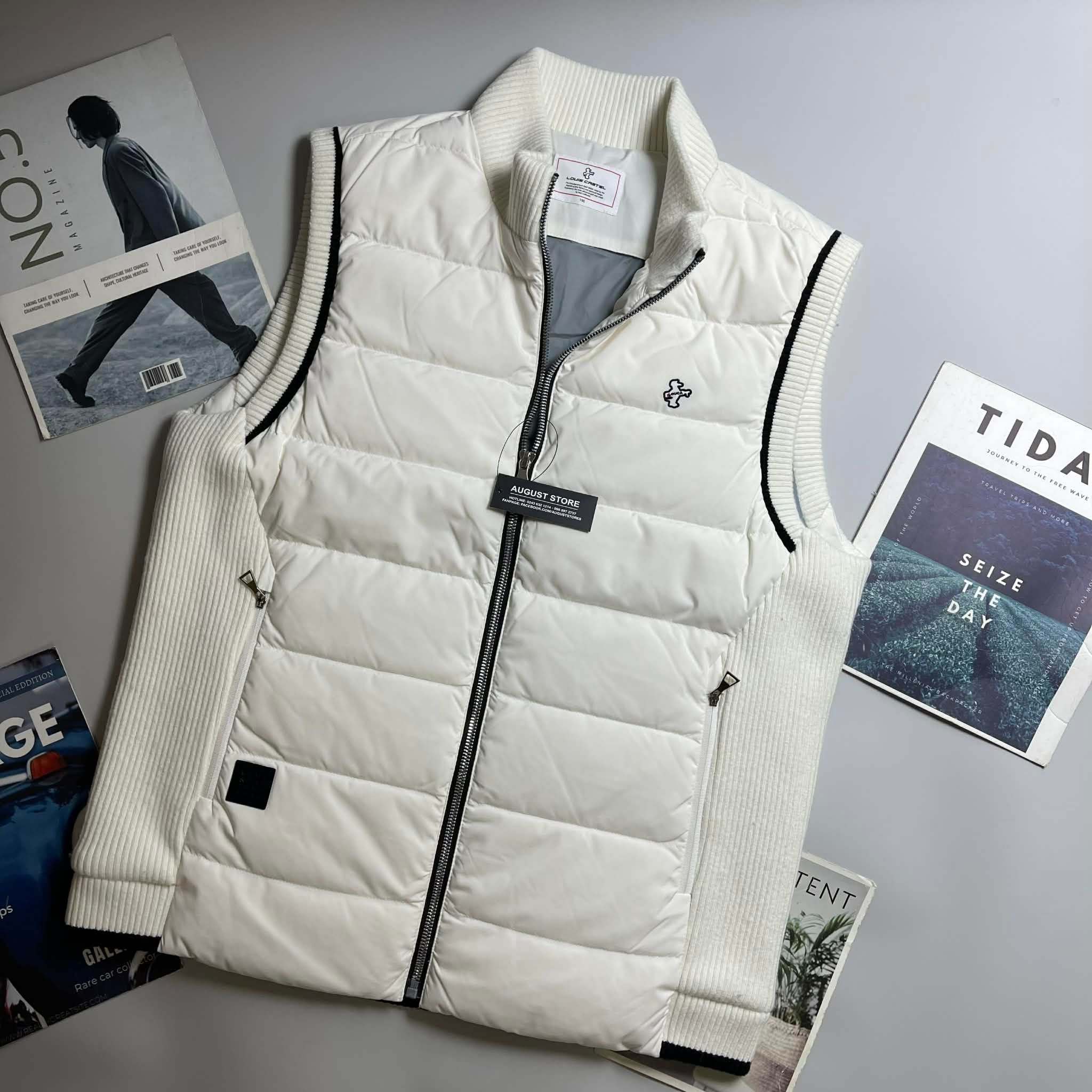 GILE LÔNG VŨ PHỐI LEN LOUIS.CASTEL 7106