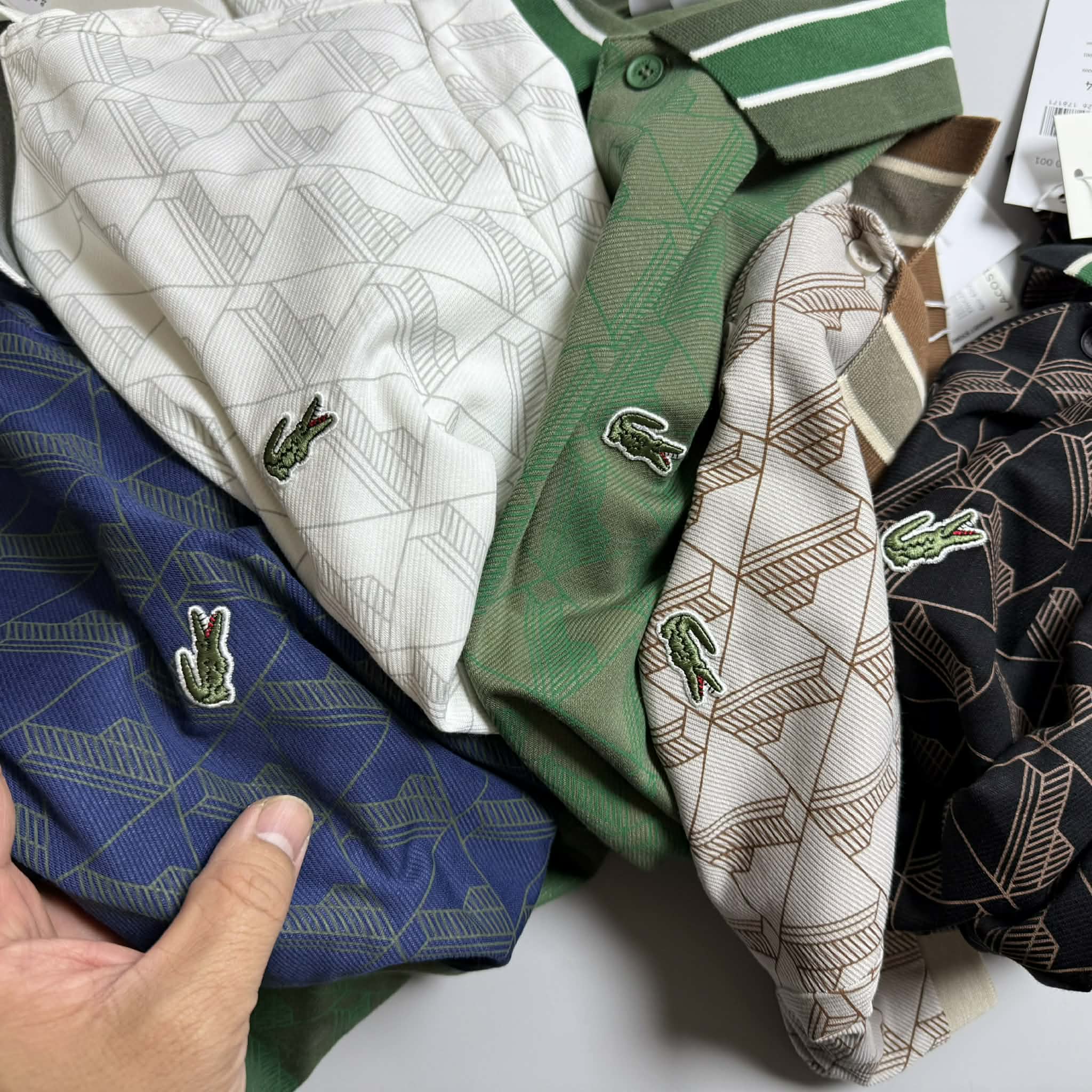 POLO LA.COSTE HỌA TIẾT SLIM 7620