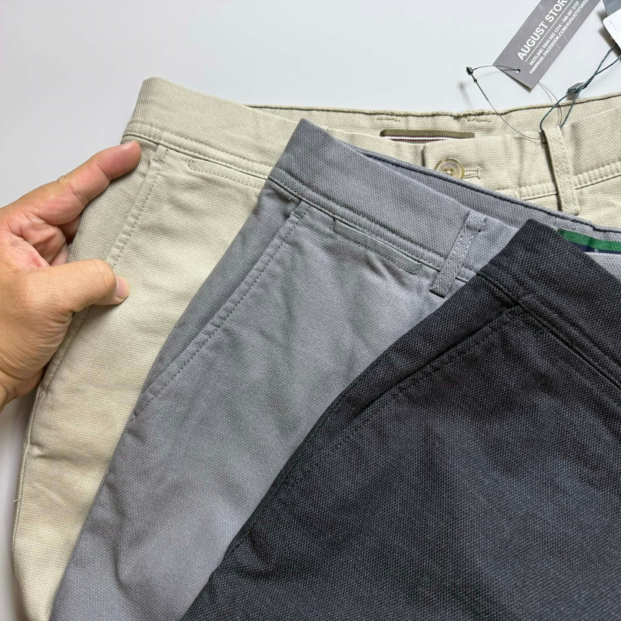 QUẦN CHINO KAKI CRE.MIEUX REGULAR FIT 3210