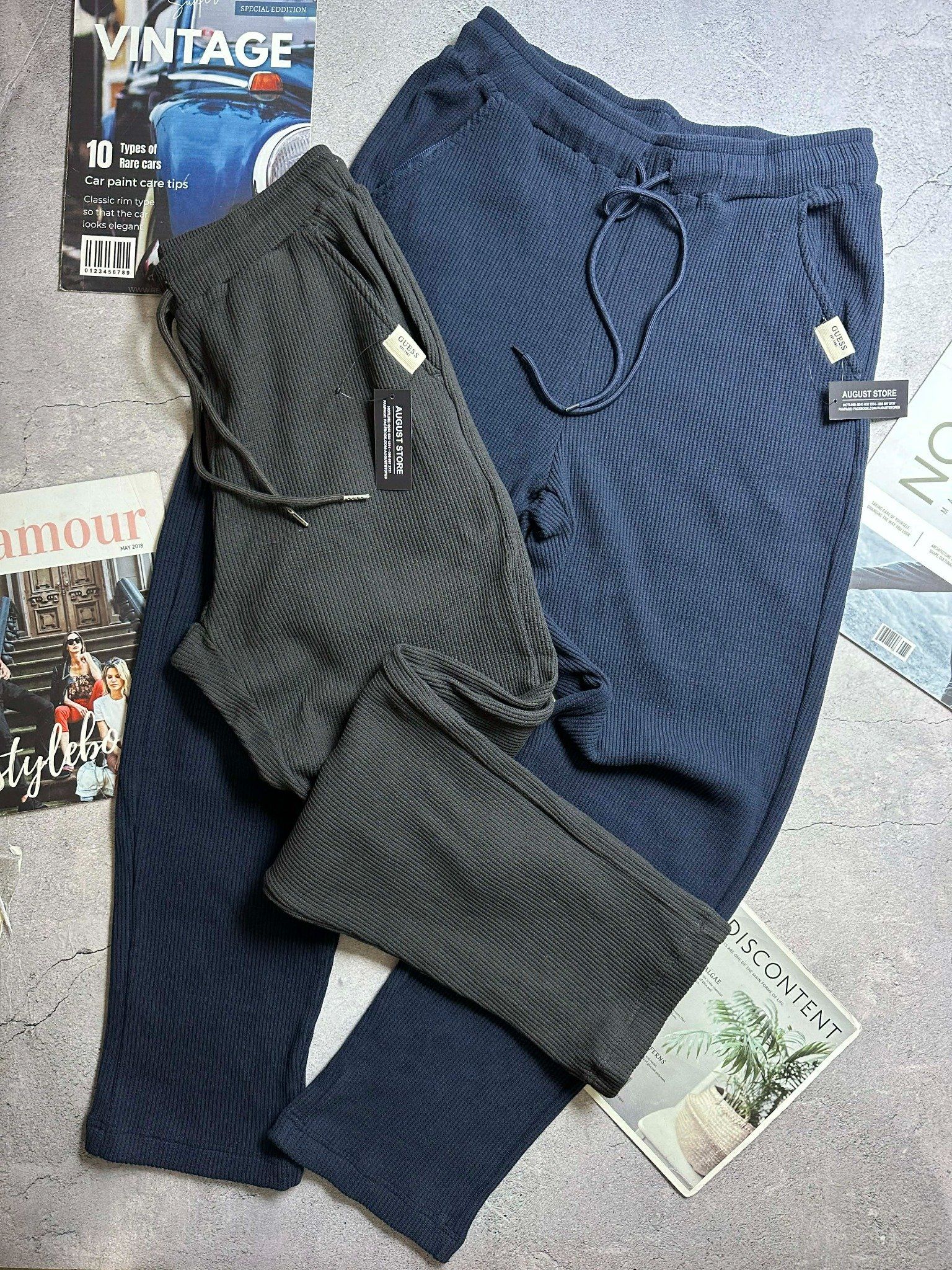 QUẦN NỈ SUÔNG GU.ESS VẢI DỆT LỖ 7928