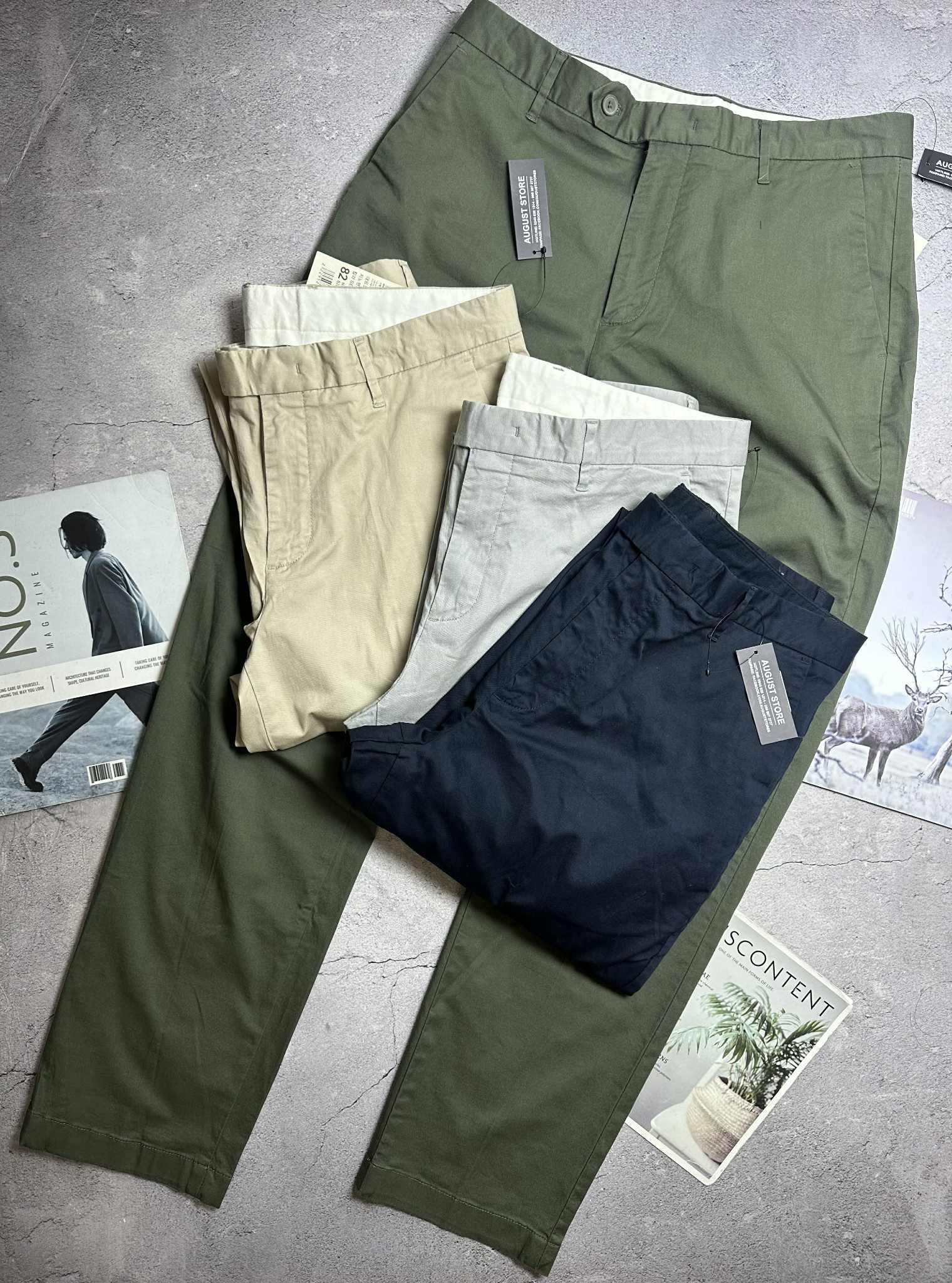 QUẦN CHINO KAKI DAI.Z KIỂU DÁNG BASIC 3854