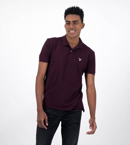 POLO AE TRƠN MÀU LOGO NGỰC STANDARD FIT 7729
