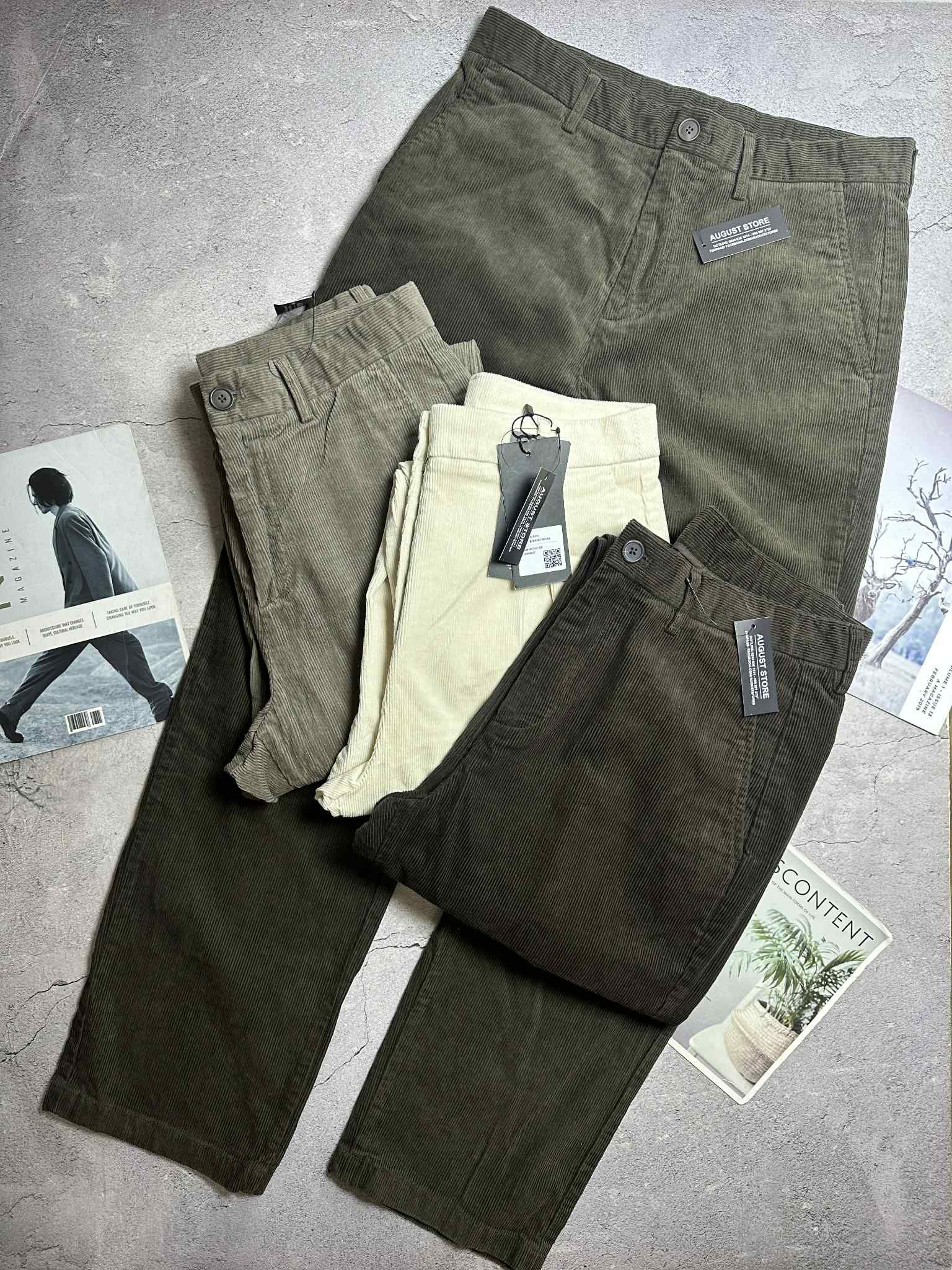 QUẦN NHUNG MU.SINSA CORDUROY REGULAR FIT 3788