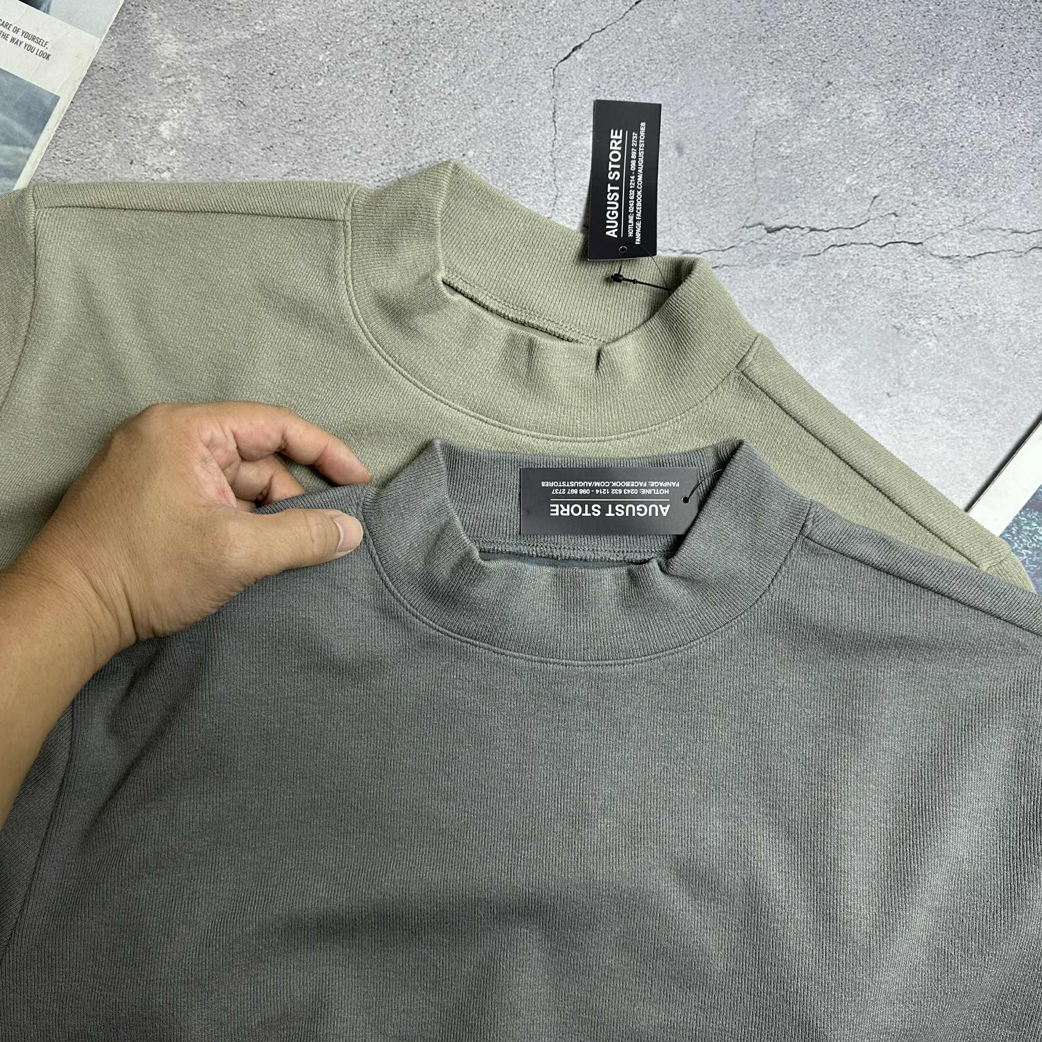 ÁO LEN AN.DAR CỔ CAO 3P 6632