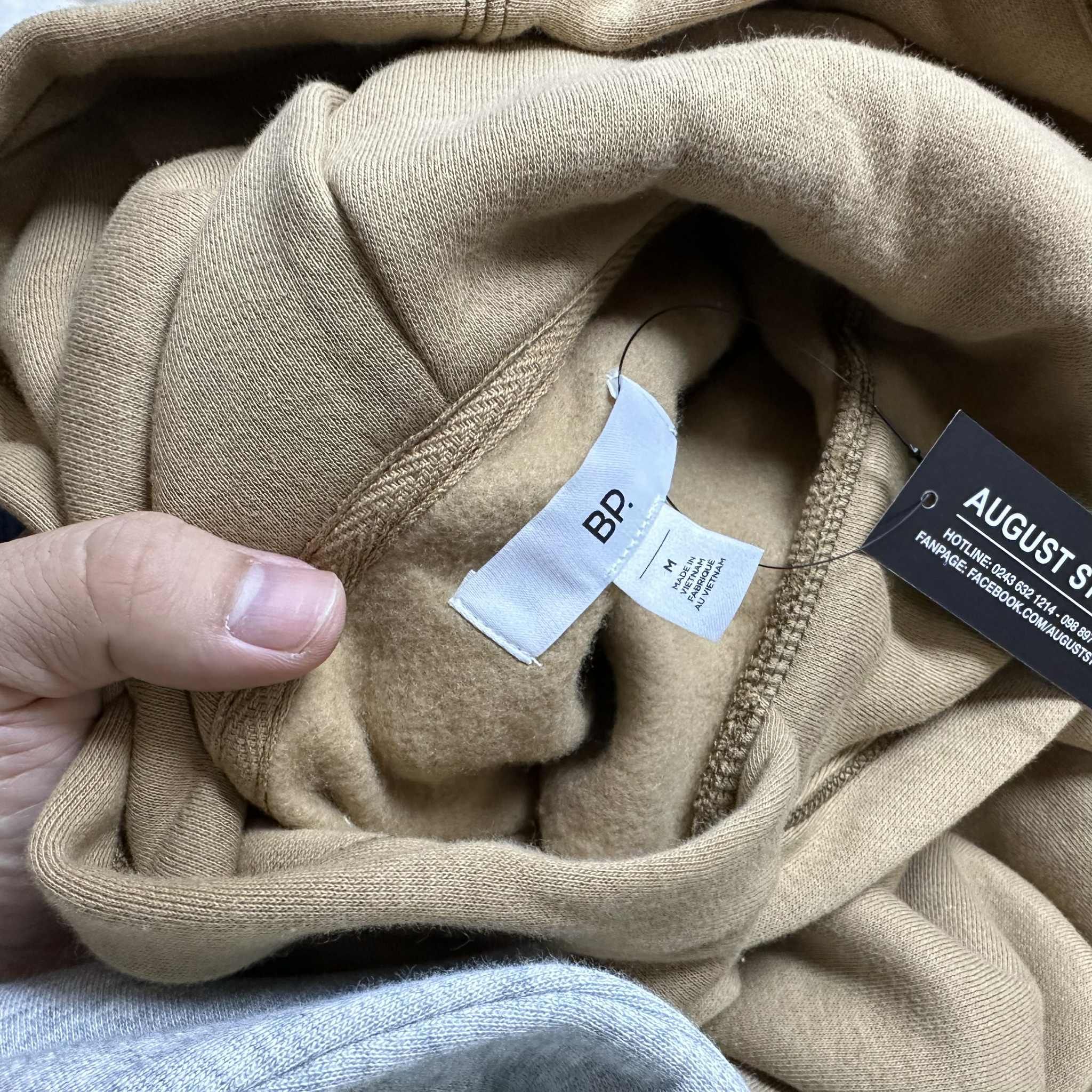 HOODIE NỈ LÓT LÔNG BP. BASIC MẶC ĐÔI 5193