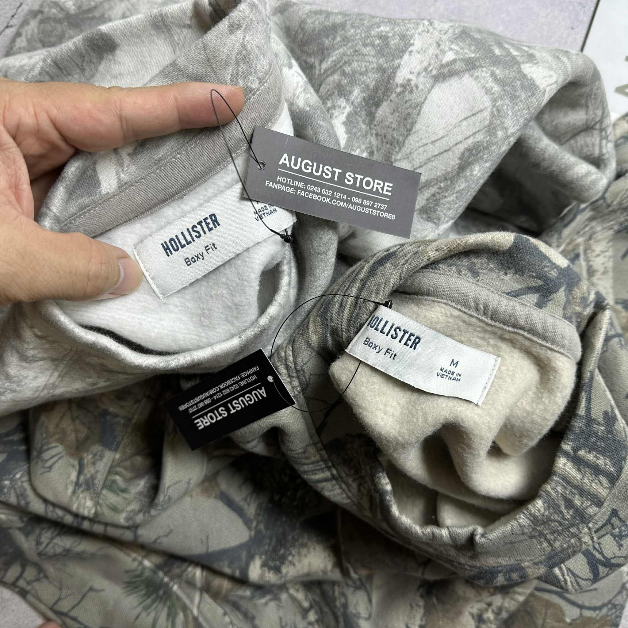 ÁO NỈ HOL.LISTER CAMO FORM BOXY FIT 3659