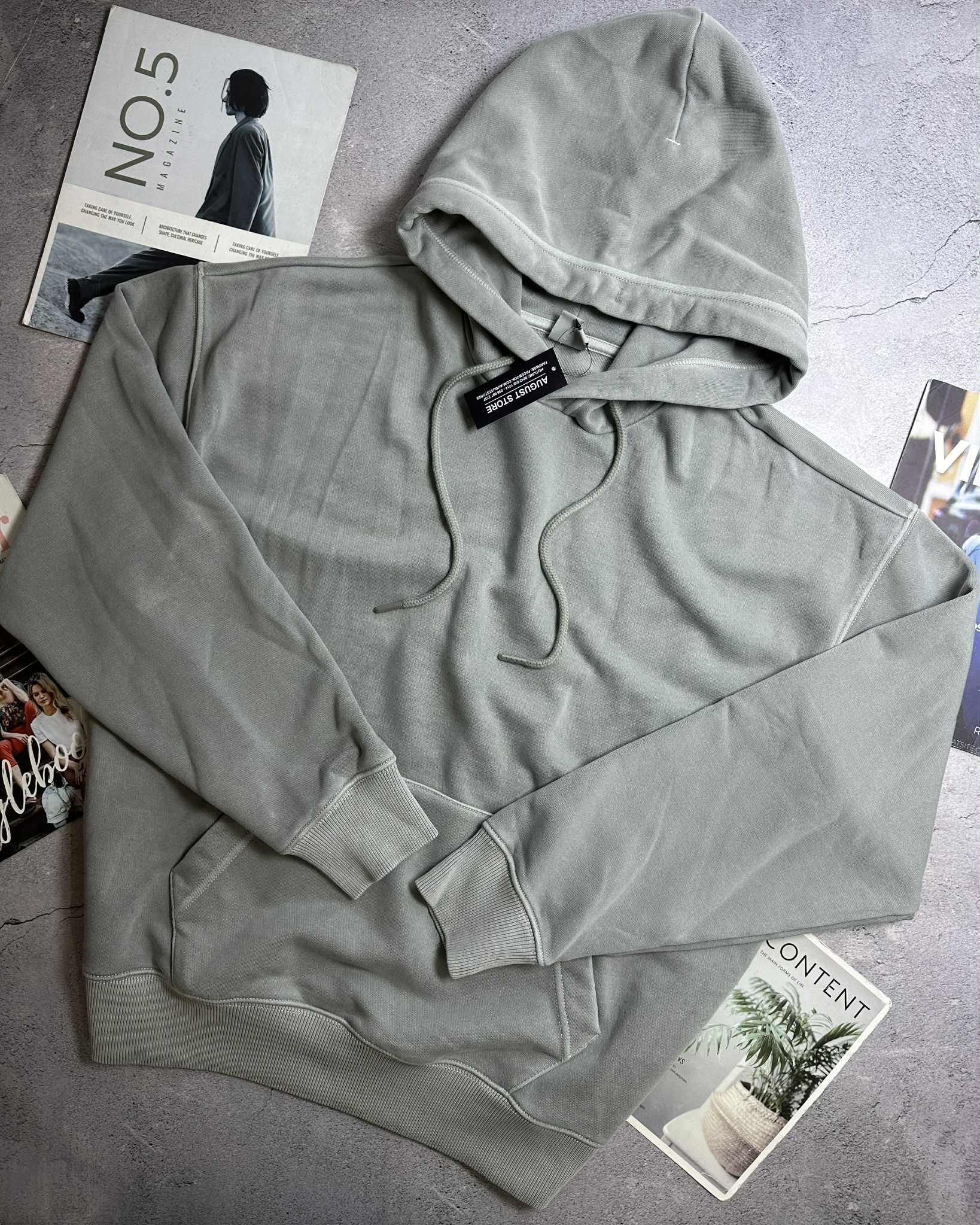 HOODIE NỈ SP.AO VẢI GIẶT WASH 5209