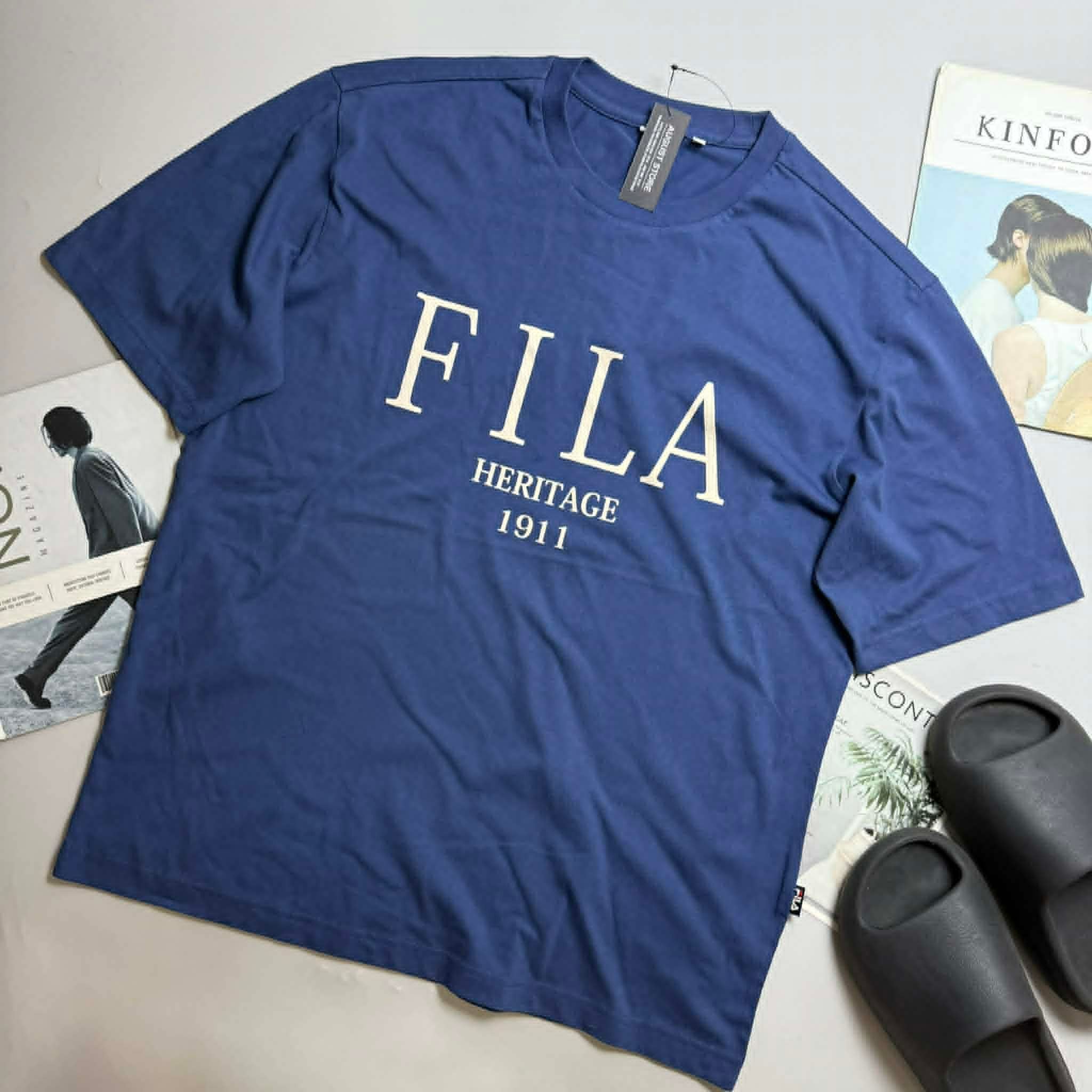 ÁO CT FI.LA UNISEX HERITAGE SERIF LOGO 6605