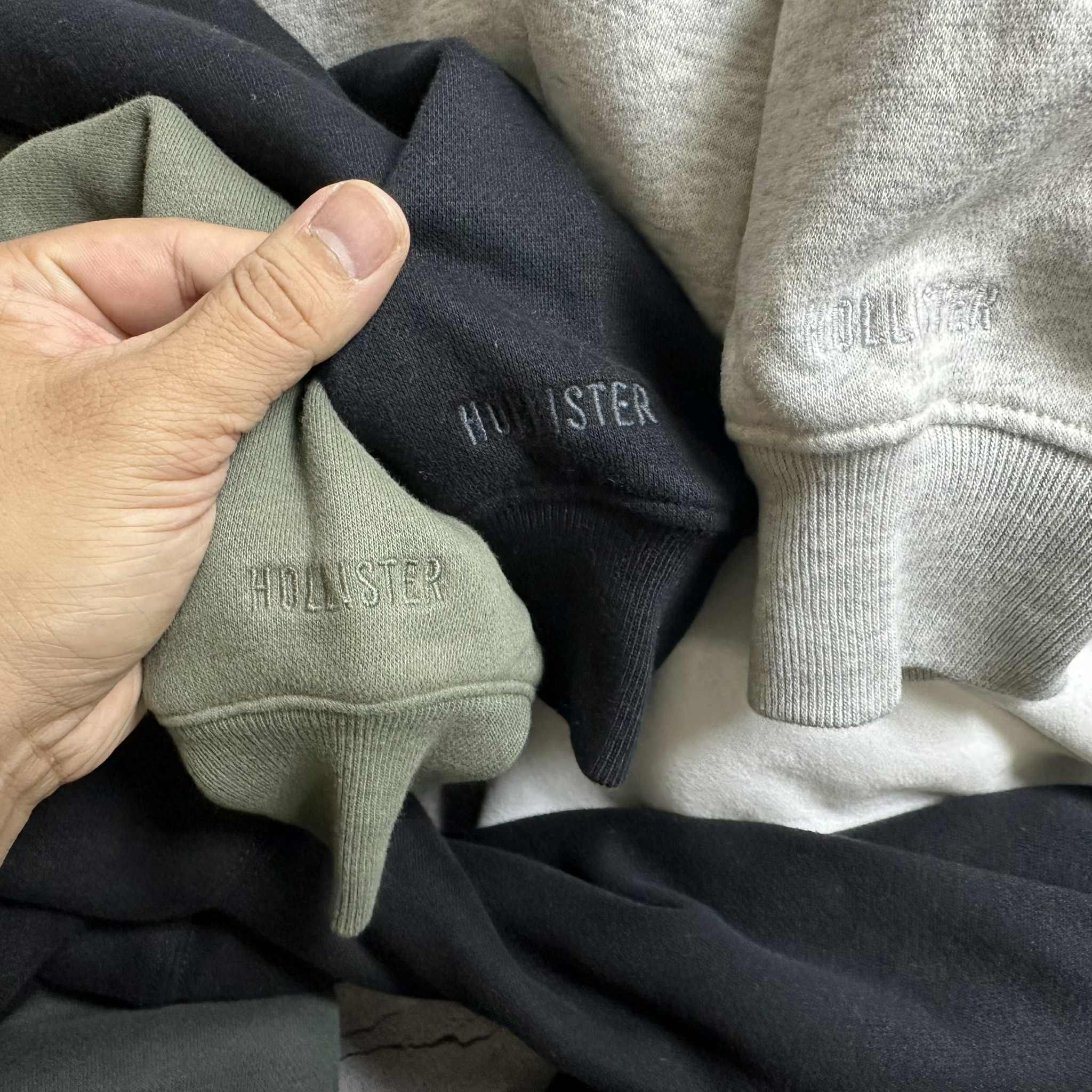 ÁO NỈ LÔNG HOL.LISTER TRƠN MÀU BOXY FIT 3661