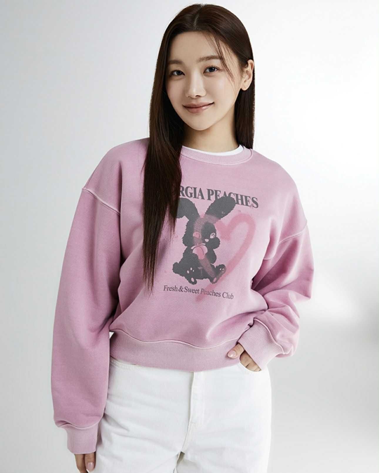 ÁO NỈ SPAO NỮ GEORGIA PEACHES 5205