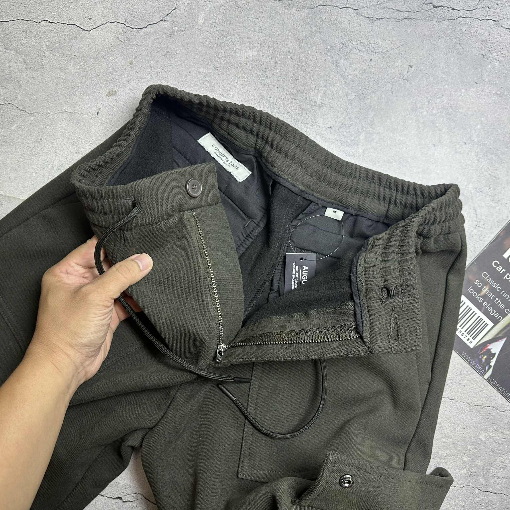 QUẦN VẢI LÓT NỈ CONCEPTS.ONE TWILL CARGO 4517