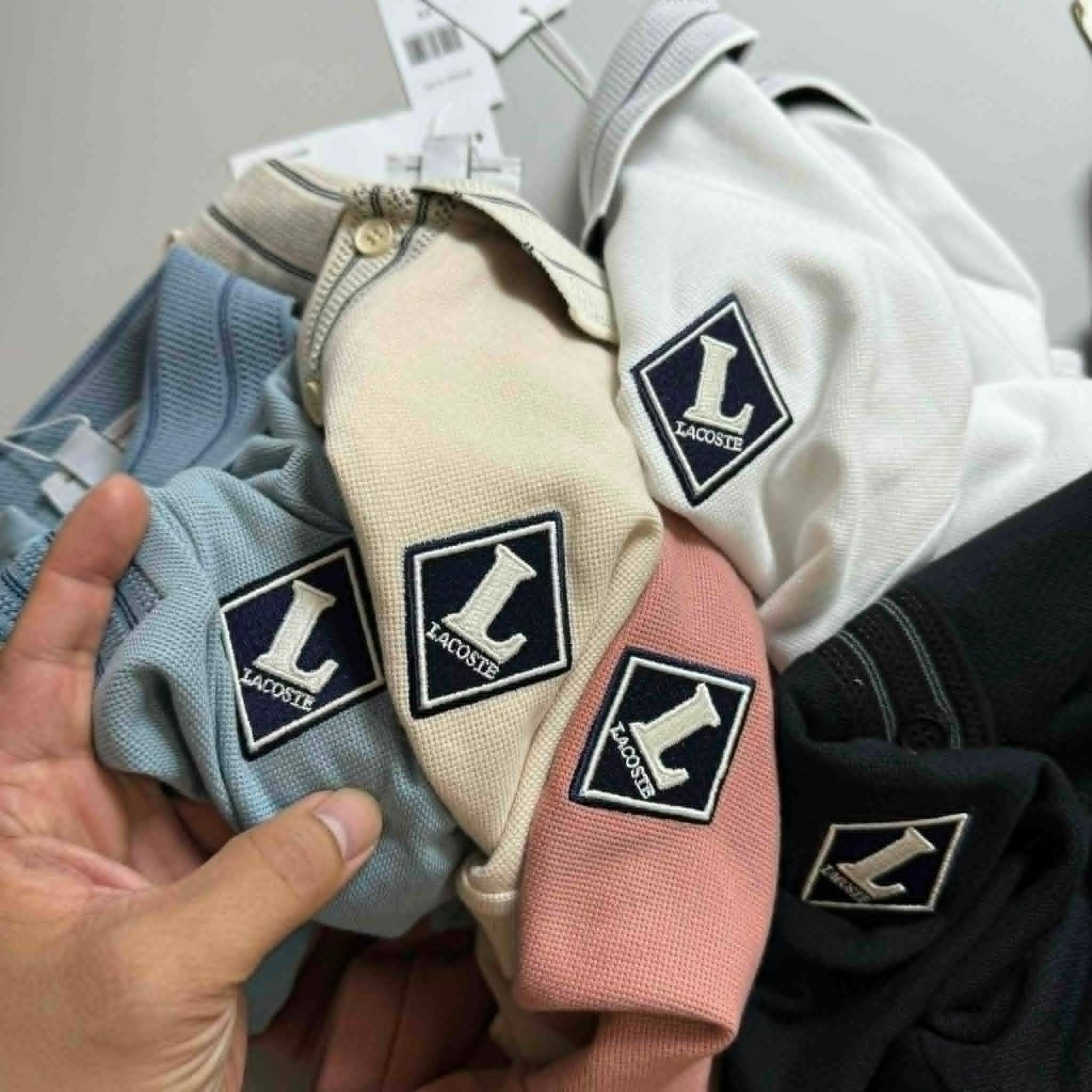 POLO LA.COSTE LOGO L THÊU NGỰC 7658
