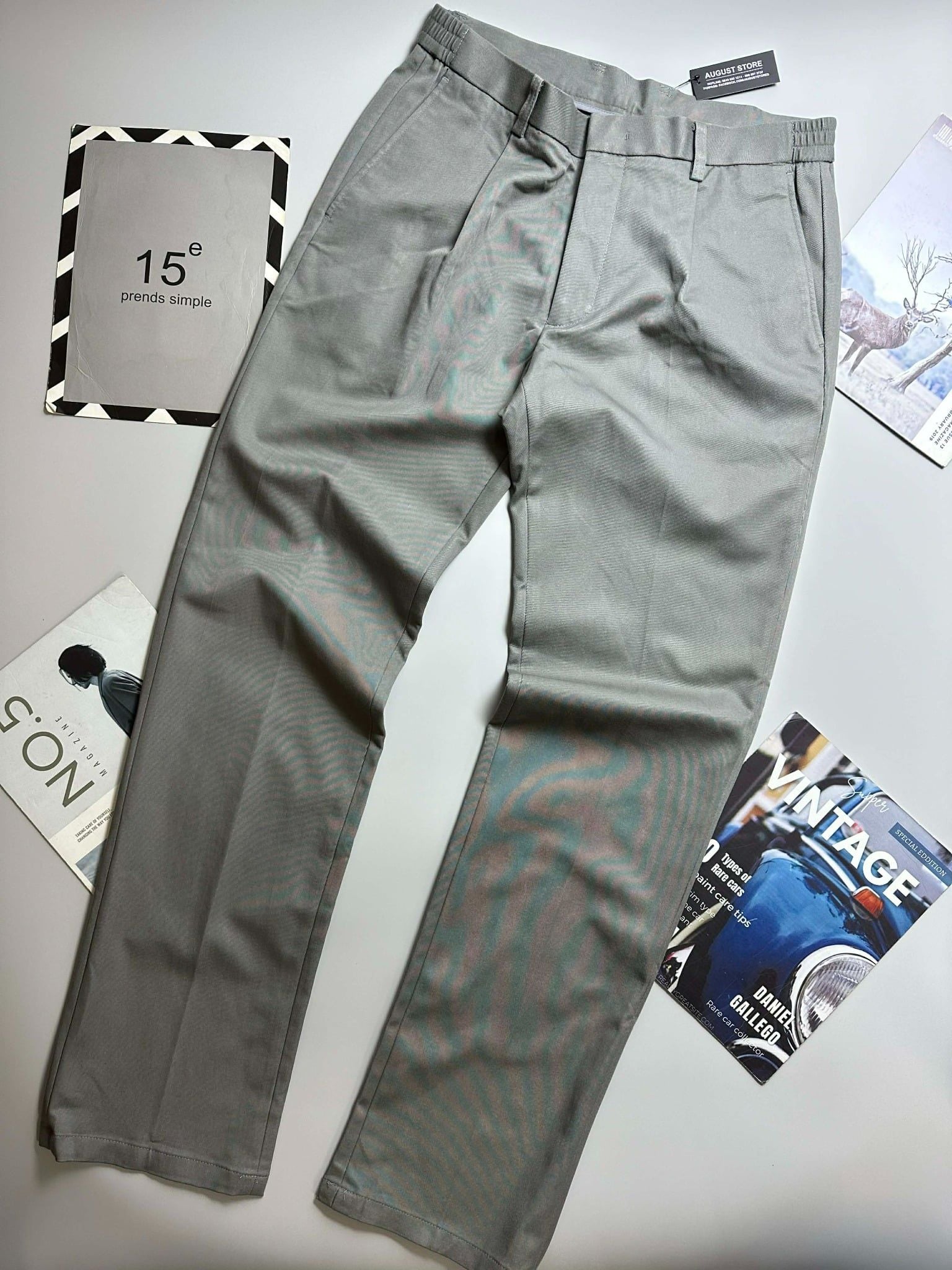 QUẦN CHINO KAKI BASIC CẠP CHUN CRO.CODILE 4504