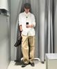 QUẦN KAKI MU.SINSA ONE TUCK WIDE CARGO 3768