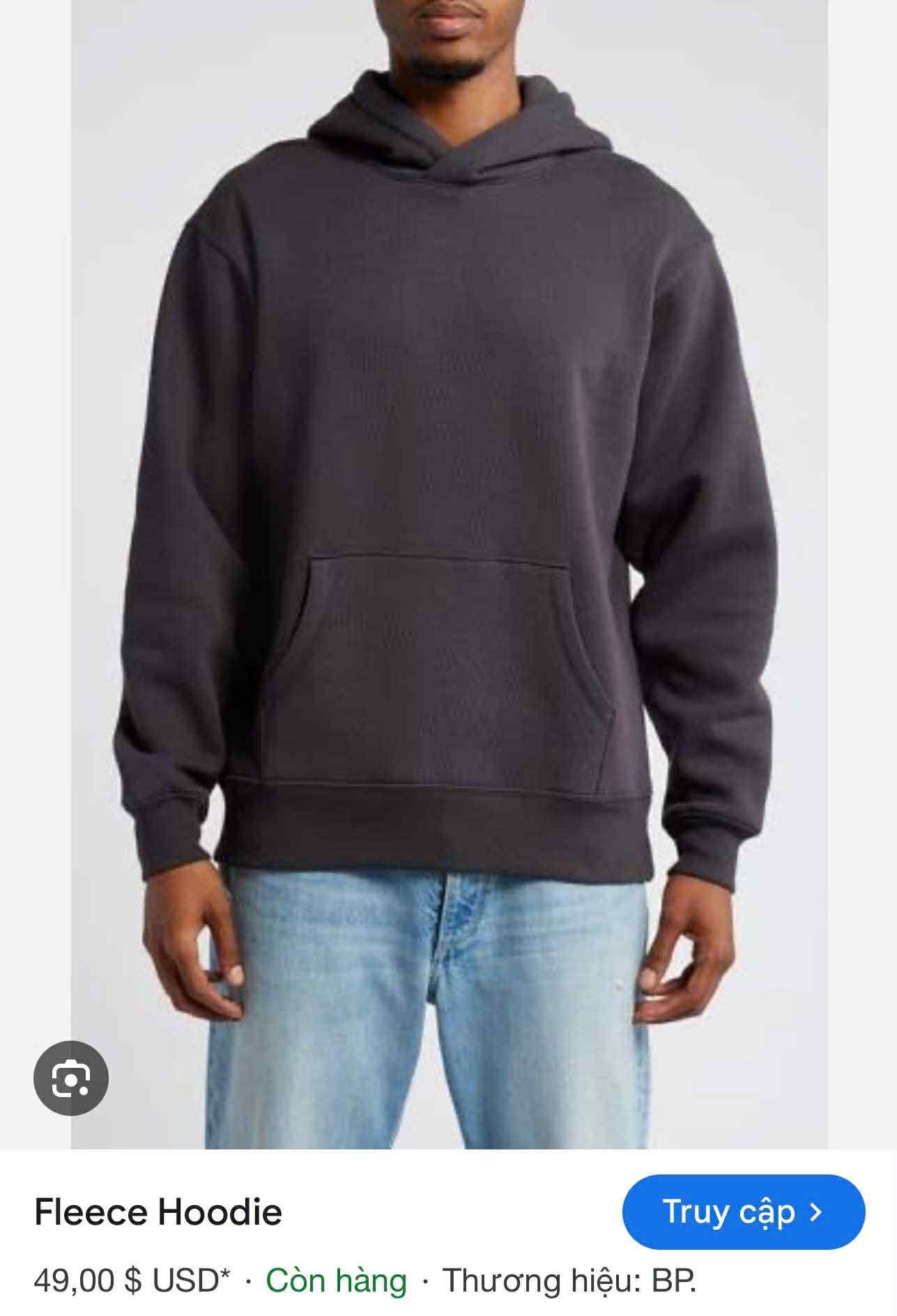 HOODIE NỈ LÓT LÔNG BP. BASIC MẶC ĐÔI 5193