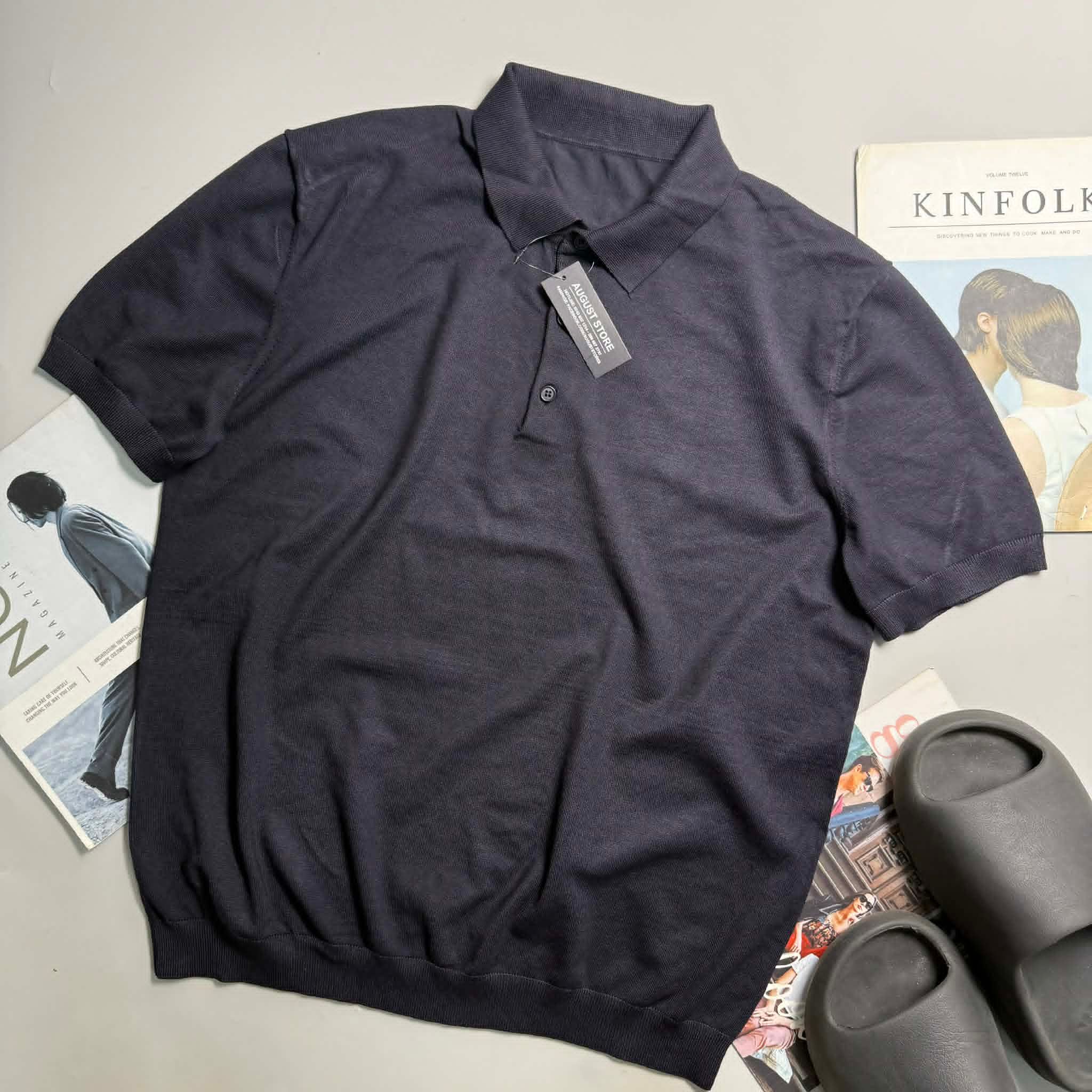 POLO LEN H.M REGULAR FIT FINE-KNIT 6374