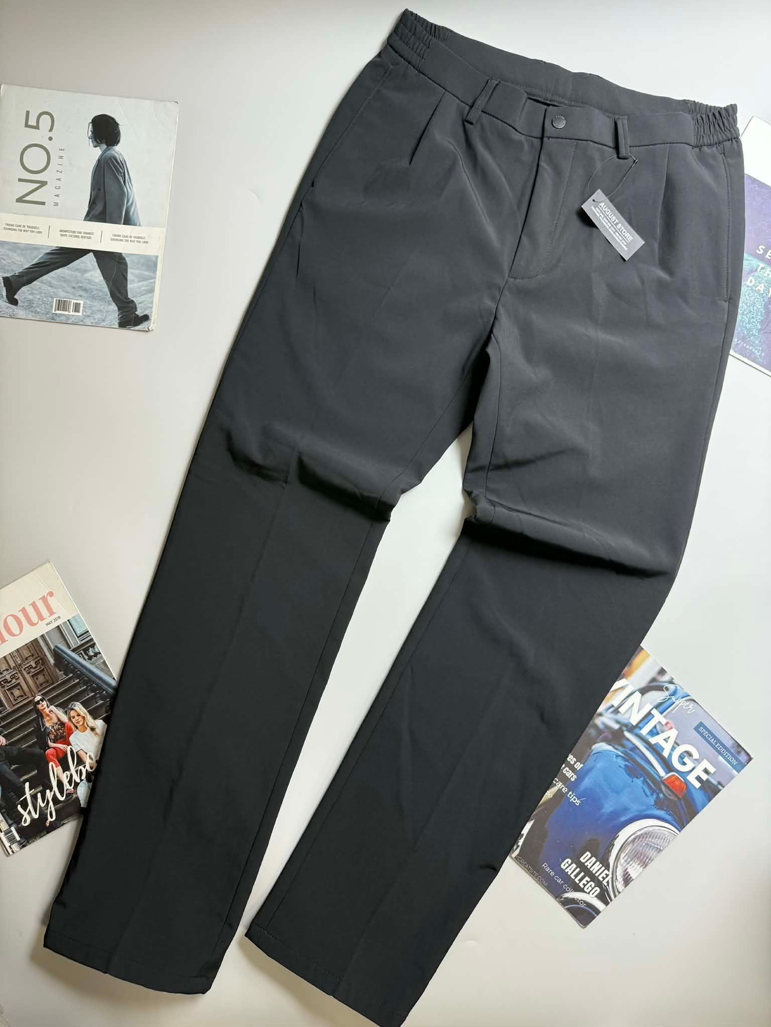 QUẦN VẢI GIÓ LÓT NỈ CẠP CHUN CRO.CODILE 4516