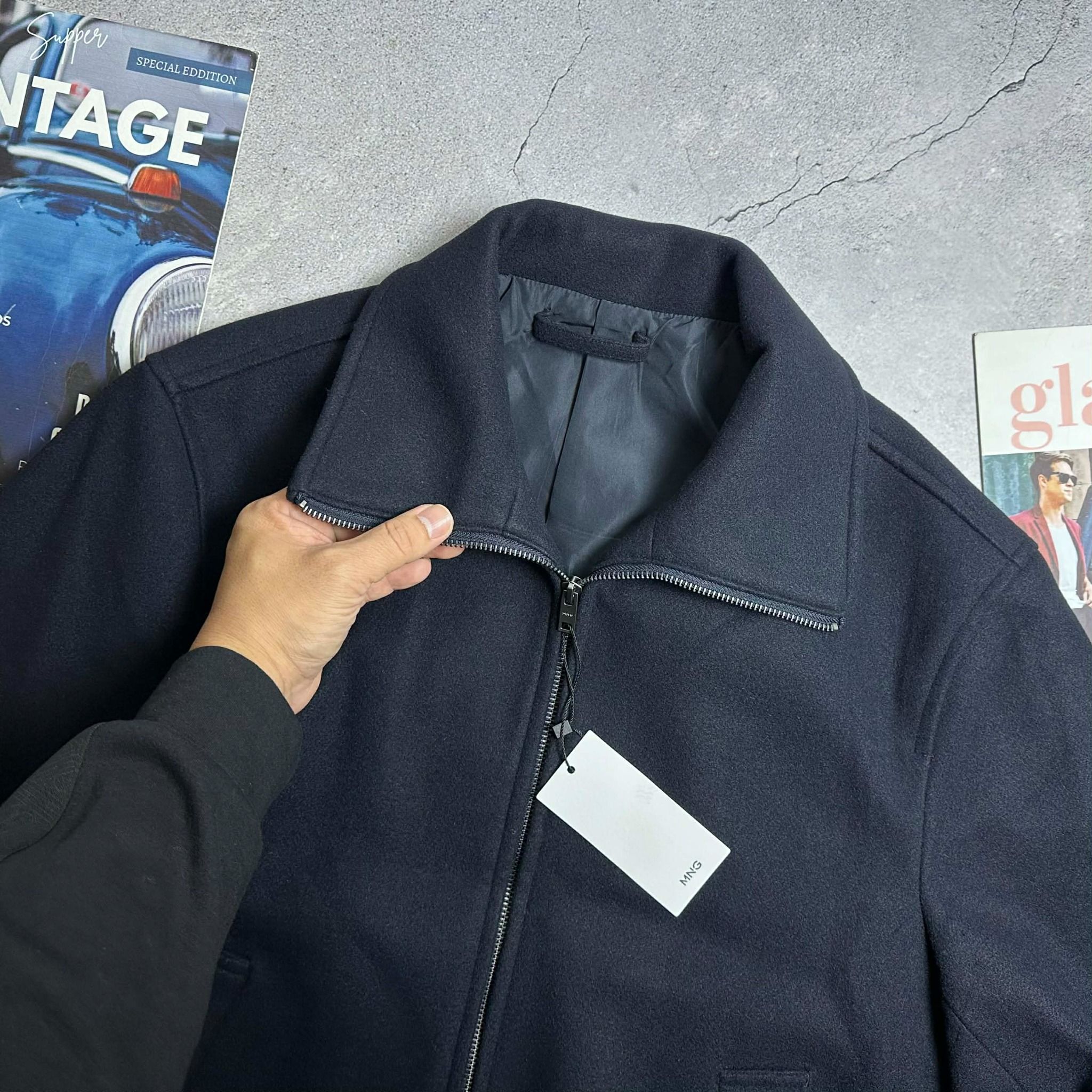 AK BOMBER NỈ DẠ CỔ BẺ MAN.GO 4709