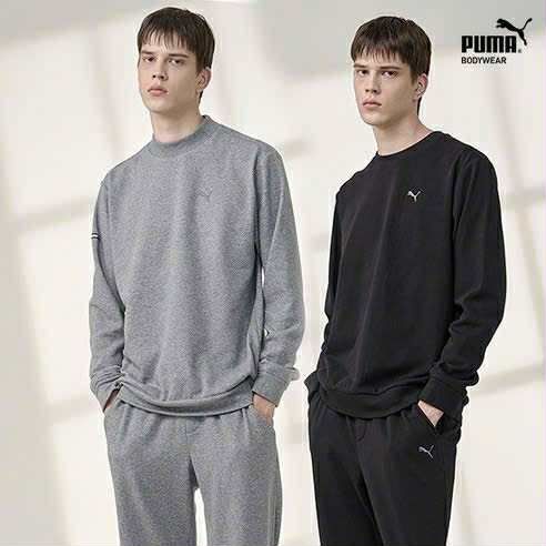 ÁO NỈ LÓT LÔNG PU.MA BASIC MẶC ĐÔI 3396