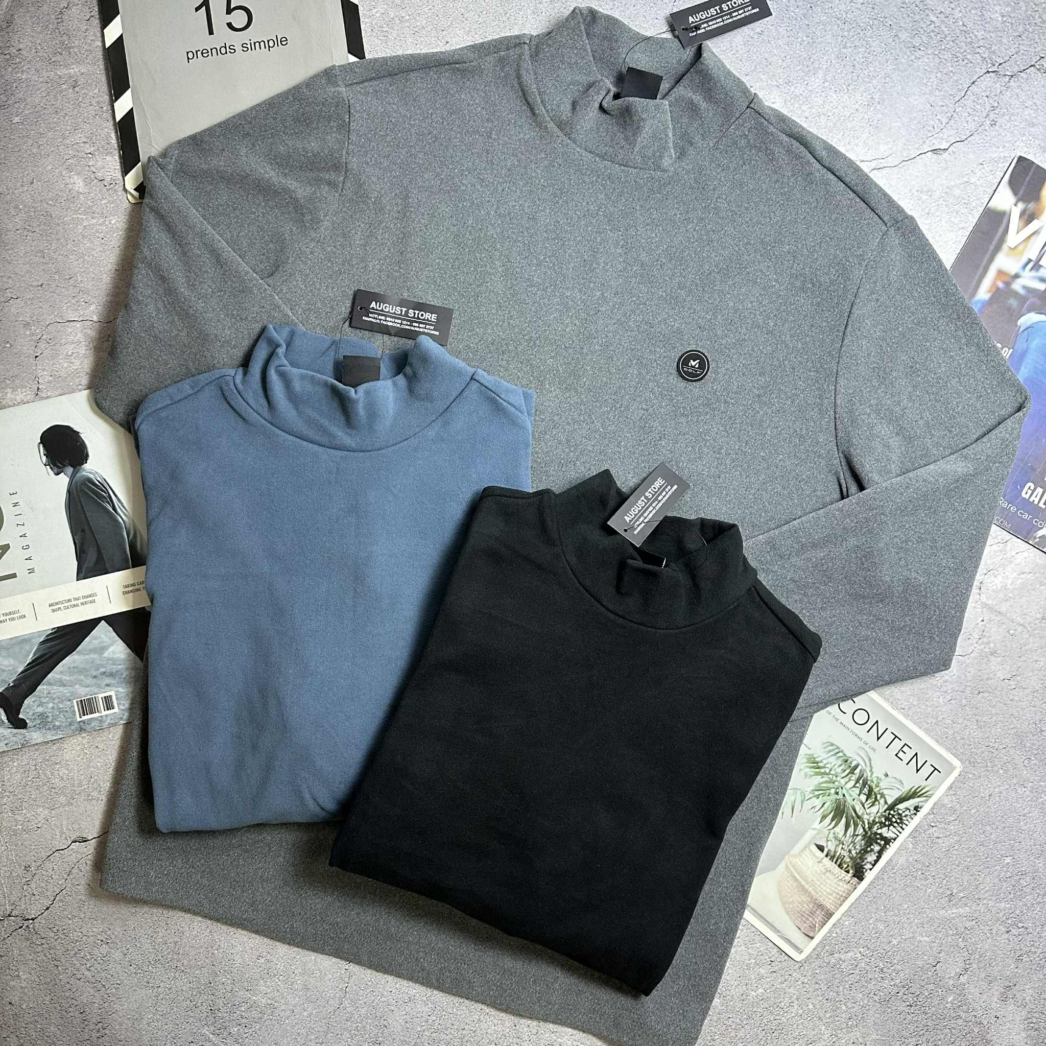 ÁO NỈ GIỮ NHIỆT CỔ 3P MI.LLET GOLF 6212