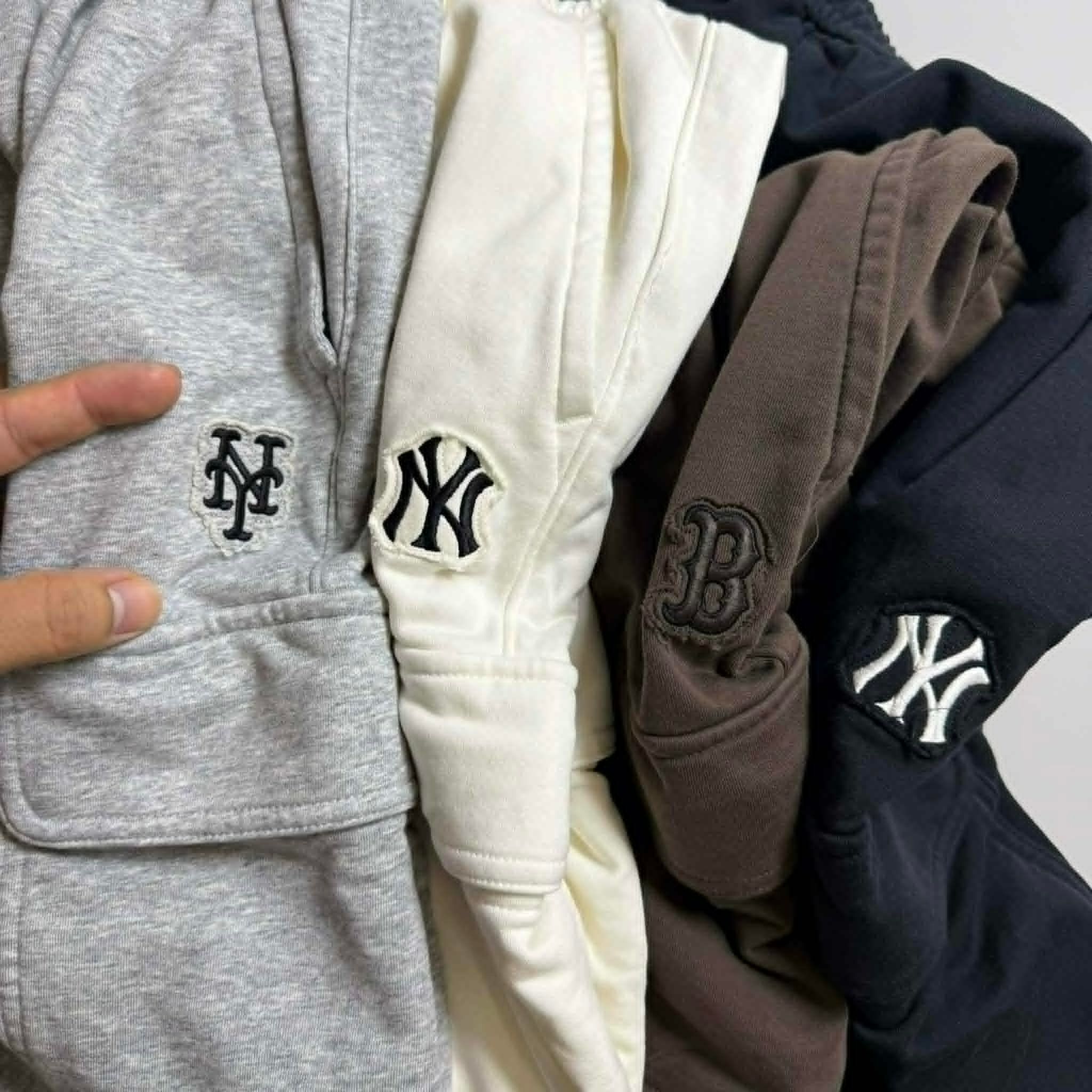 SHORT NỈ M.L.B BASIC SMALL LOGO CARGO 5460