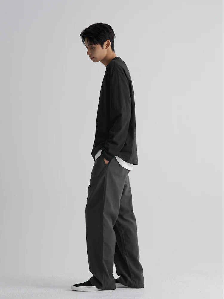 ÁO DÀI TAY 8.SECONDS BASIC OVERSIZE 5943