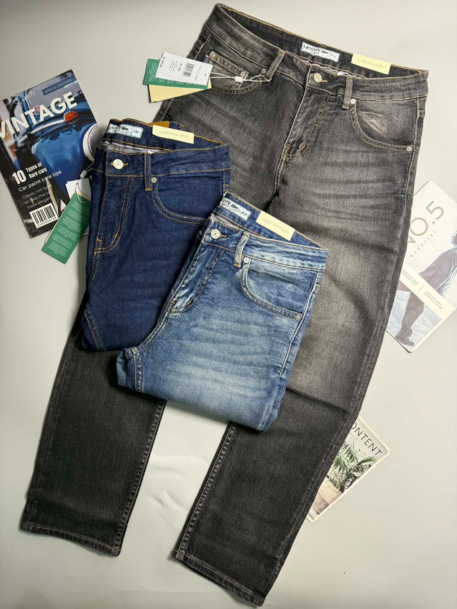 JEAN LA.COSTE SLIMFIT LOGO TÚI SAU 4826
