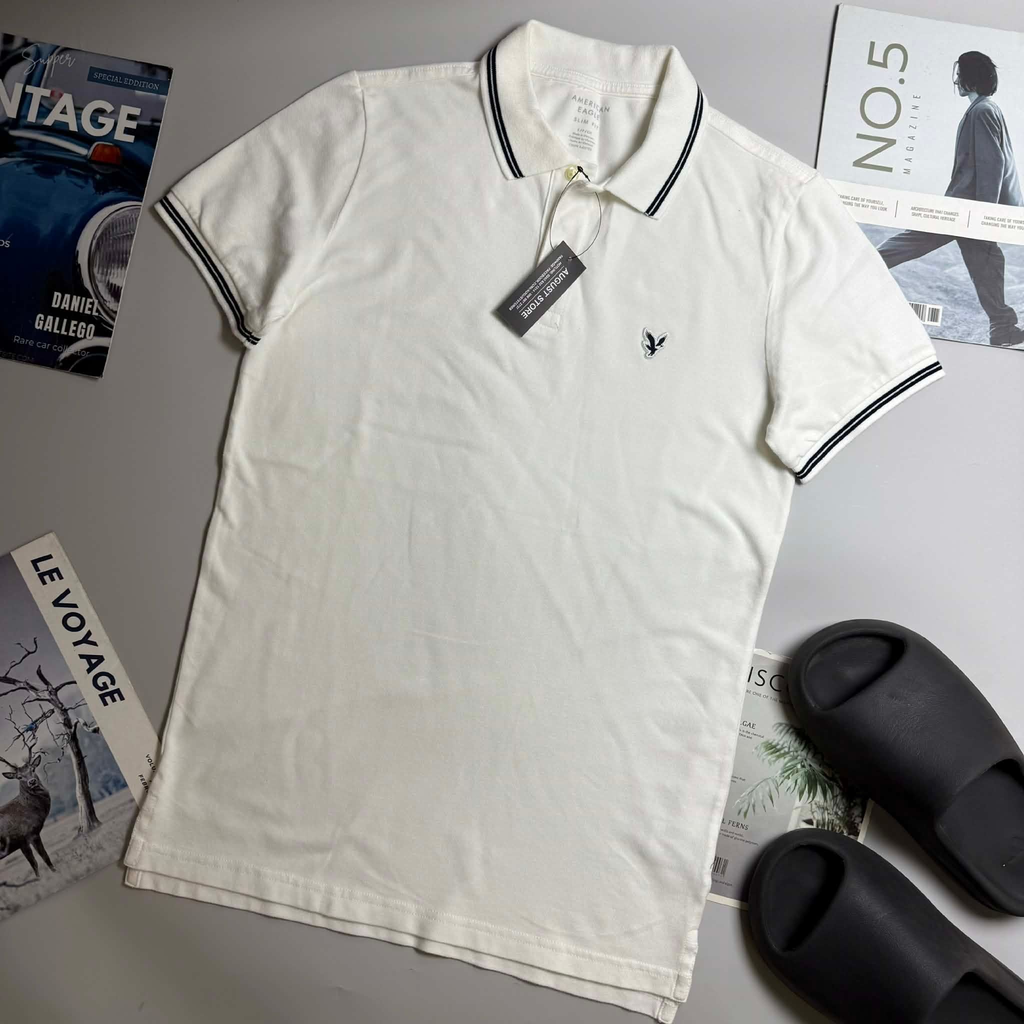 POLO AE LOGO NGỰC DÁNG SLIM FIT 7725