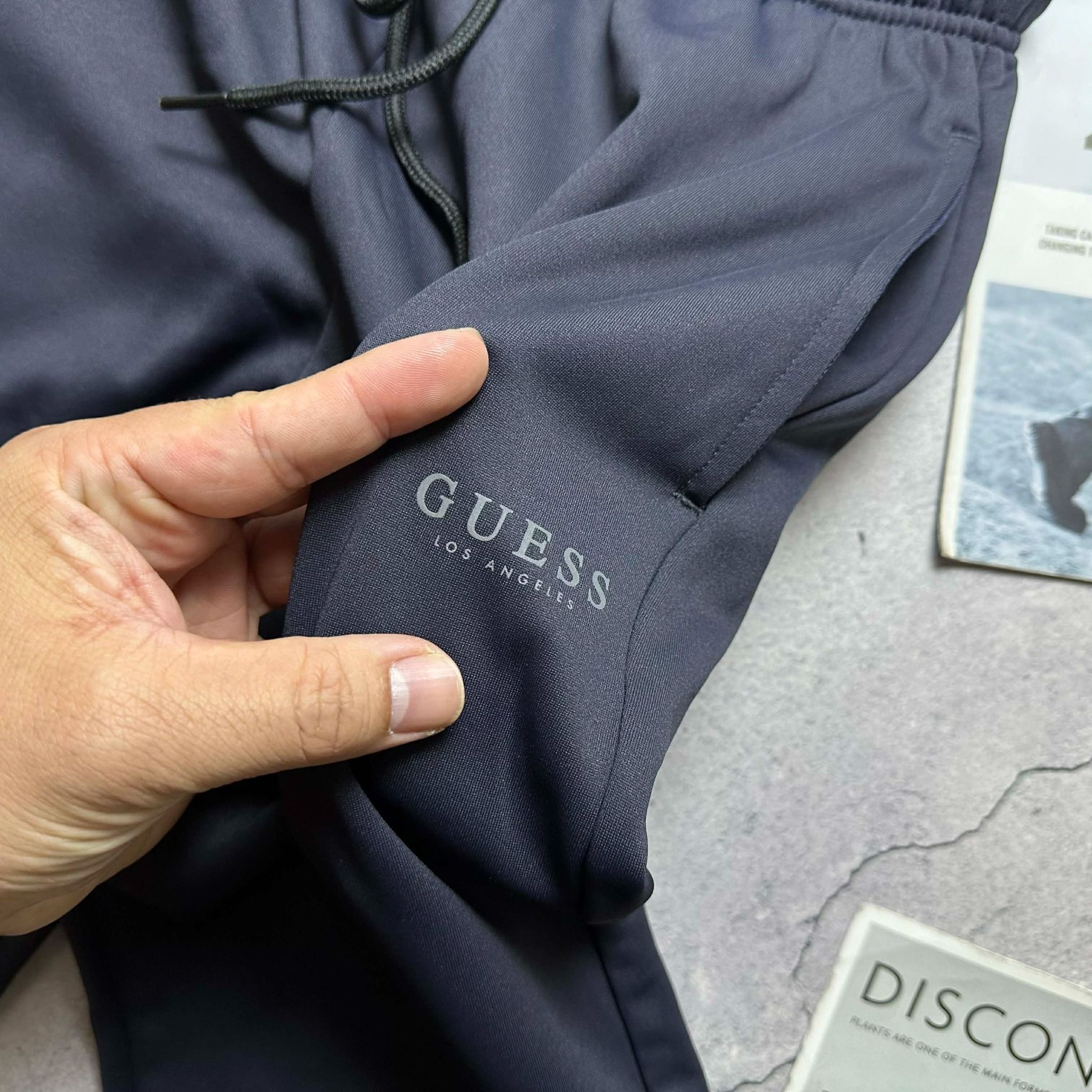 JOGGER LÓT NỈ GU.ESS UNISEX 7920