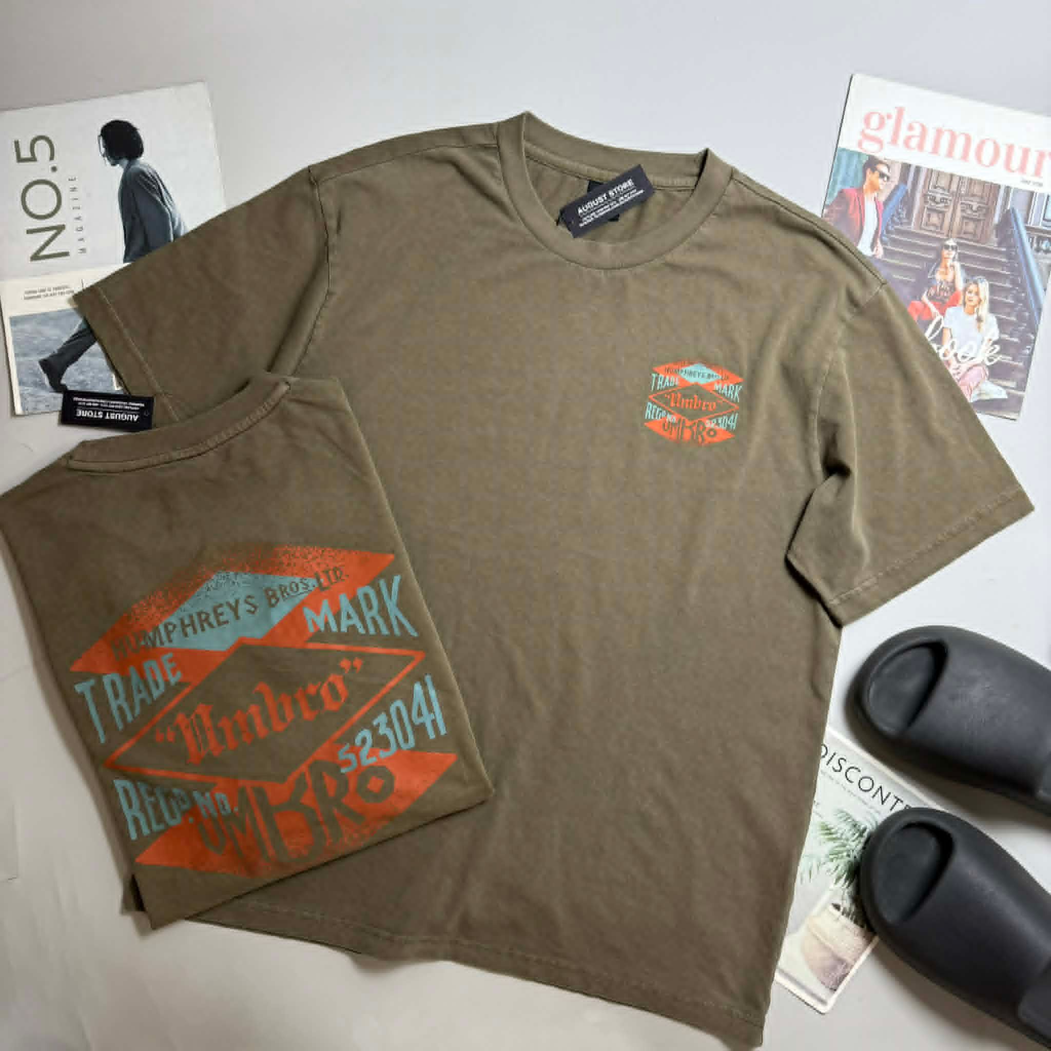 ÁO CT UM.BRO IN HÌNH UNISEX MẶC ĐÔI 5511