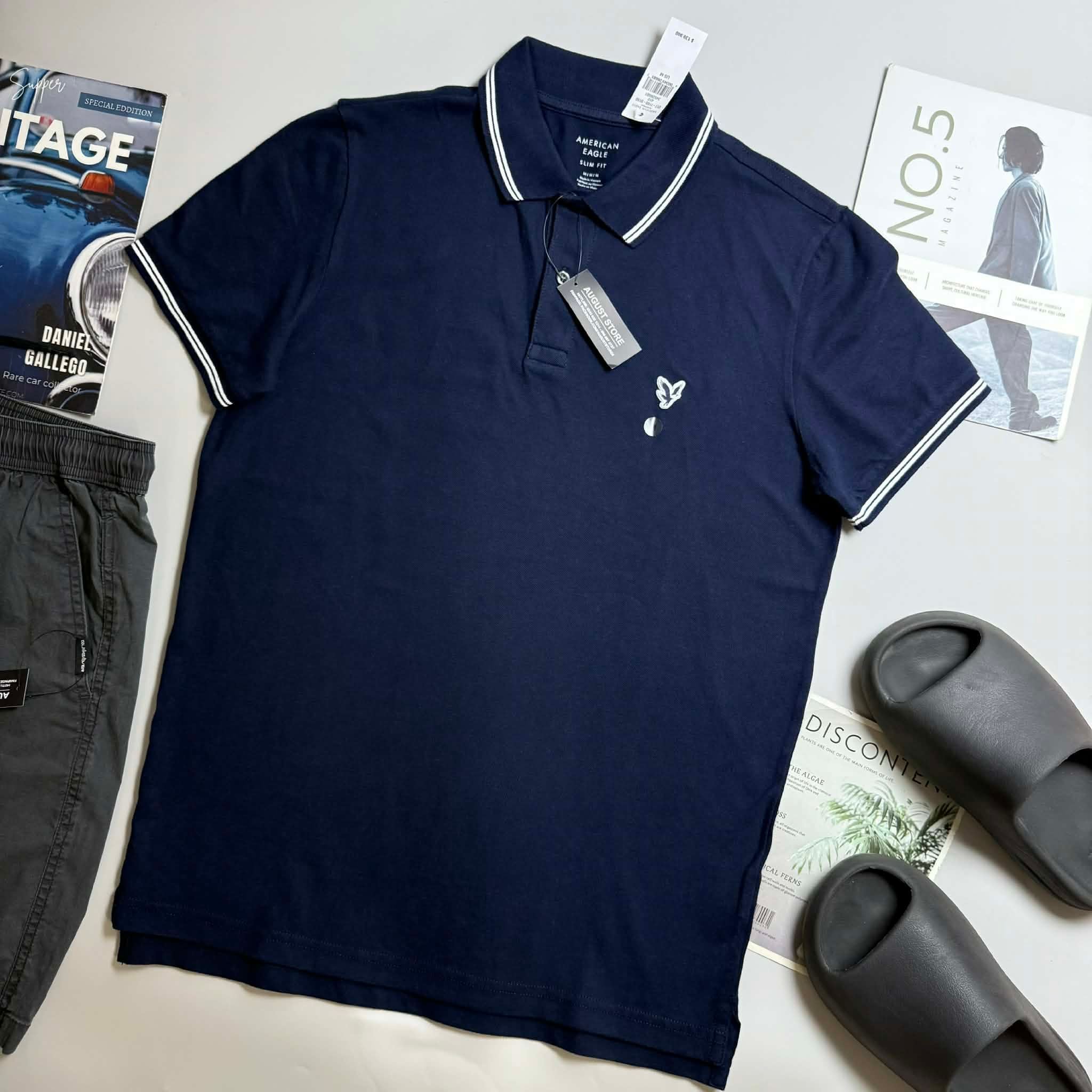 POLO AE LOGO NGỰC DÁNG SLIM FIT 7725