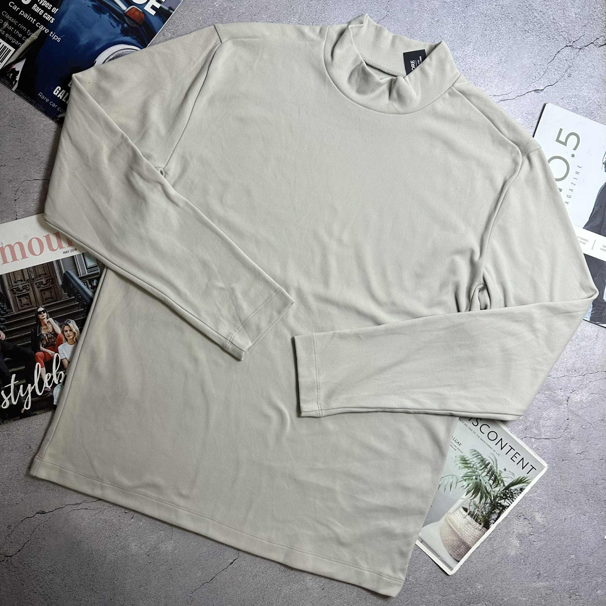 ÁO NỈ GIỮ NHIỆT AN.DAR CỔ 3P 6630