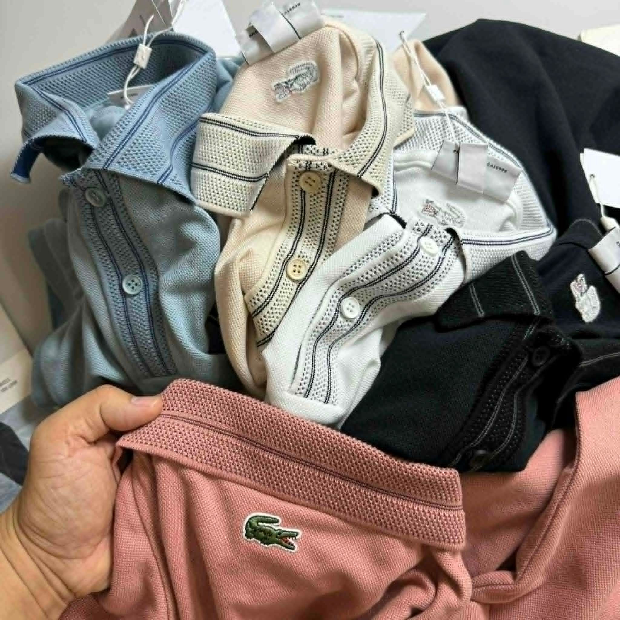 POLO LA.COSTE LOGO L THÊU NGỰC 7658