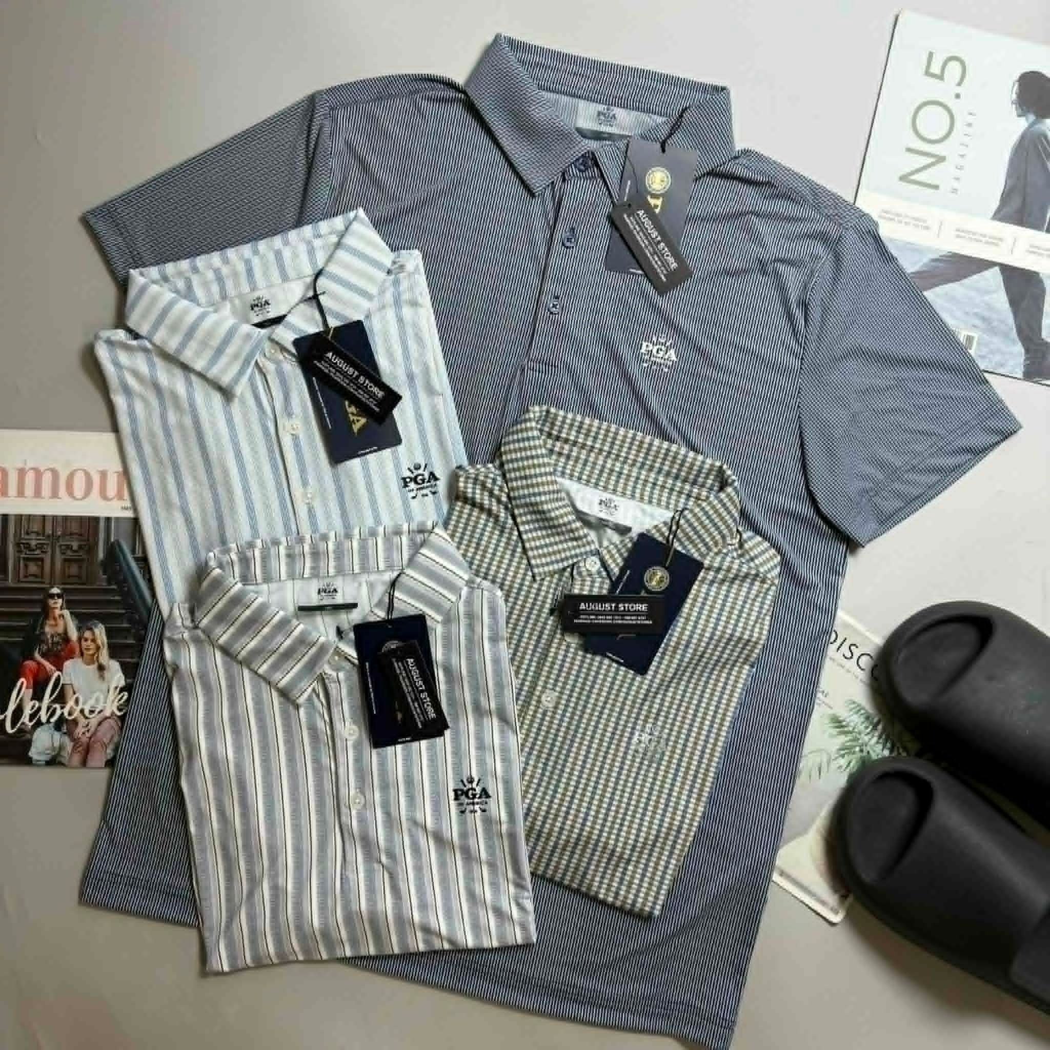 POLO P.G.A GOLF VẢI THUN LẠNH 5100
