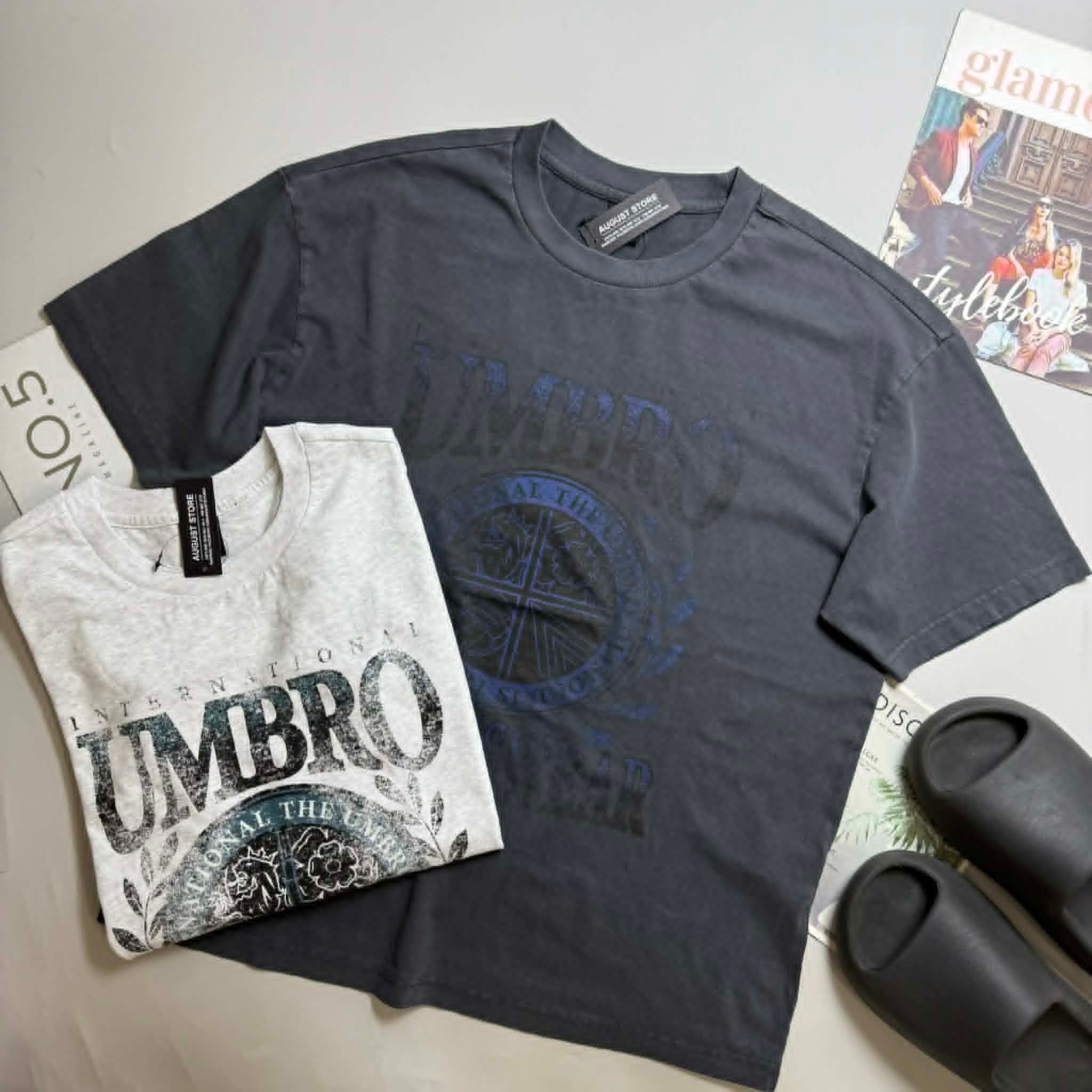 ÁO CT UM.BRO IN HÌNH UNISEX MẶC ĐÔI 5511