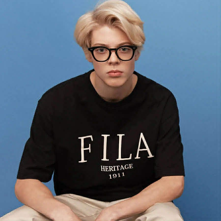 ÁO CT FI.LA UNISEX HERITAGE SERIF LOGO 6605
