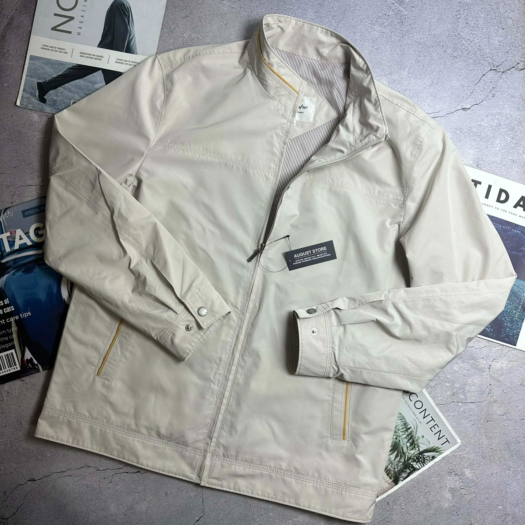 AK GIÓ VIỀN CỔ & TÚI MAES.TRO 1827