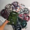 SƠ MI DÀI TAY ZA.RA FLANNEL DẠ KẺ 4076