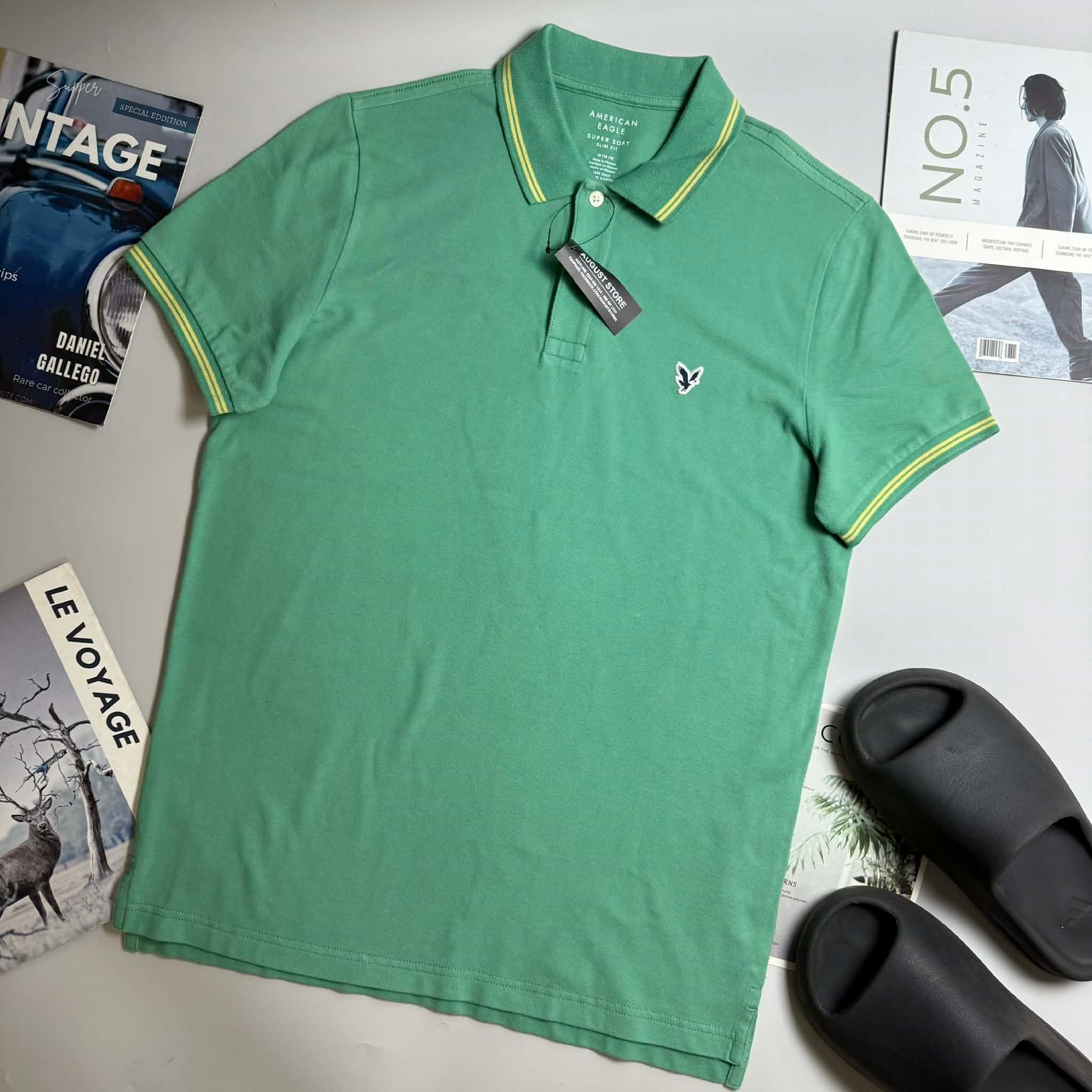 POLO AE LOGO NGỰC DÁNG SLIM FIT 7725