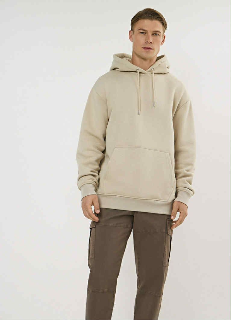 HOODIE NỈ MŨ OS.TIN BASIC 5154
