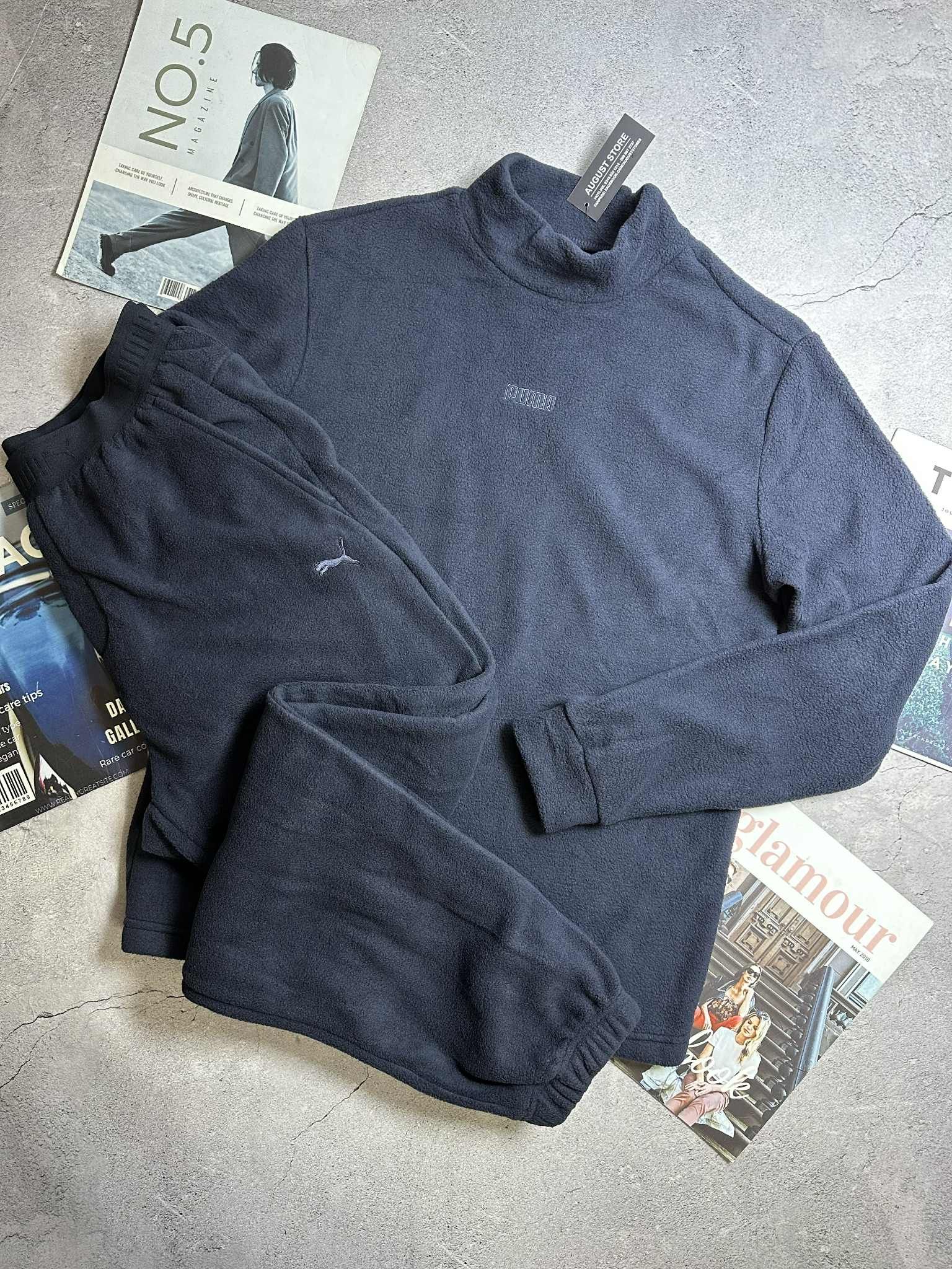 ÁO NỈ BÔNG PU.MA CỔ 3 PHÂN GIỮ ẤM 7324