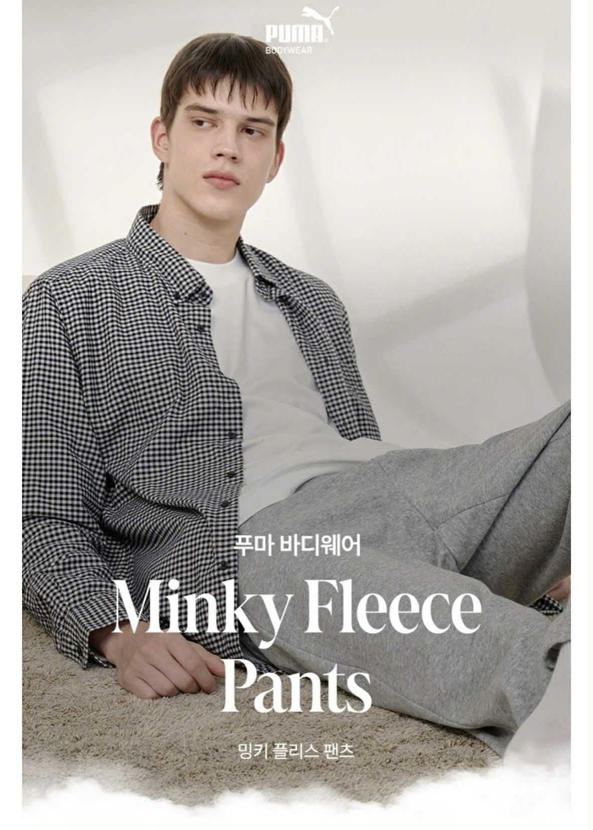 QUẦN NỈ LÓT LÔNG PU.MA DÁNG SUÔNG 3400