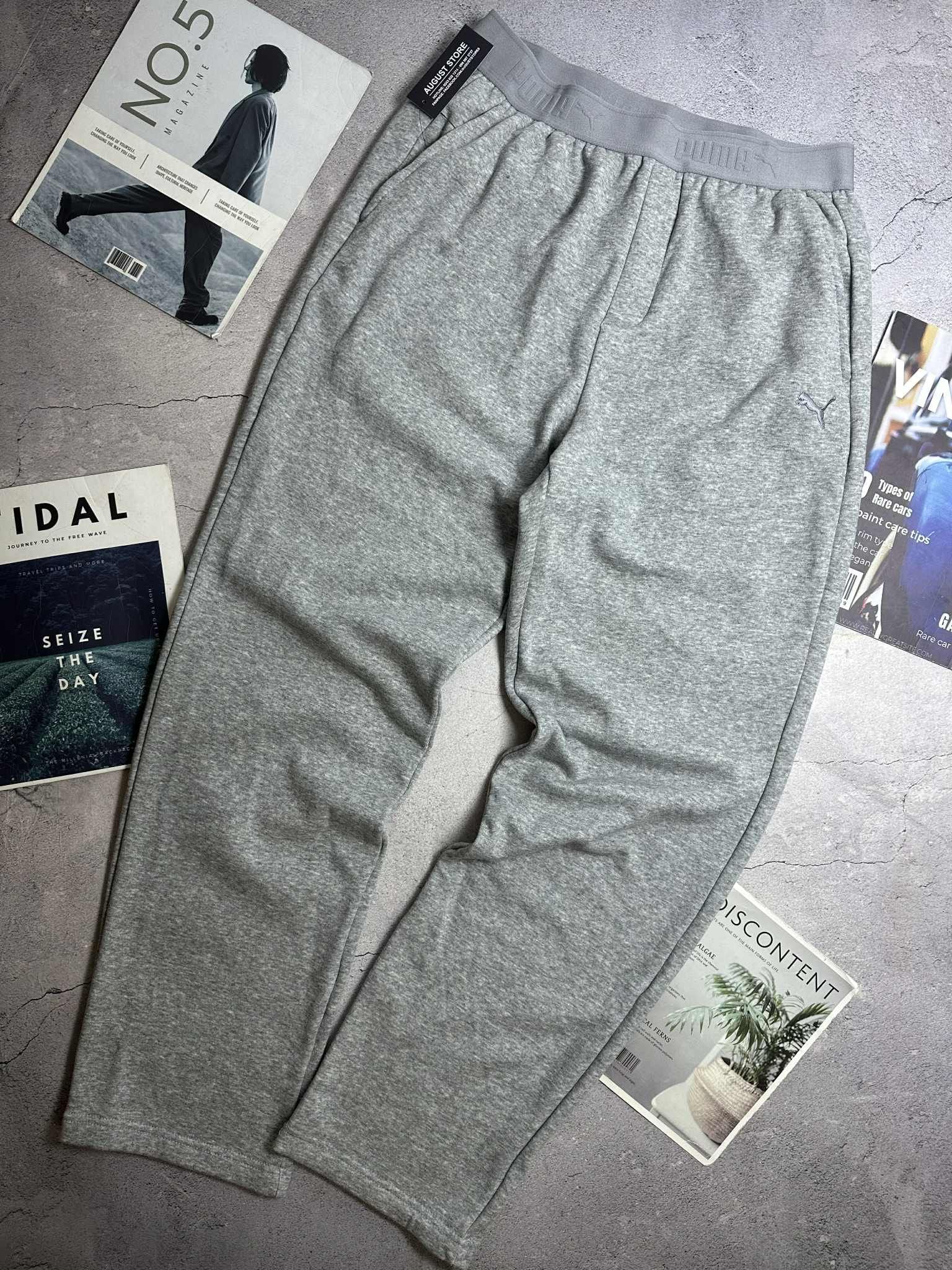 QUẦN NỈ LÓT LÔNG PU.MA DÁNG SUÔNG 3400