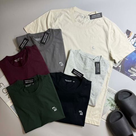 ÁO CỔ TRÒN ABER SLIM LOGO THÊU 6266