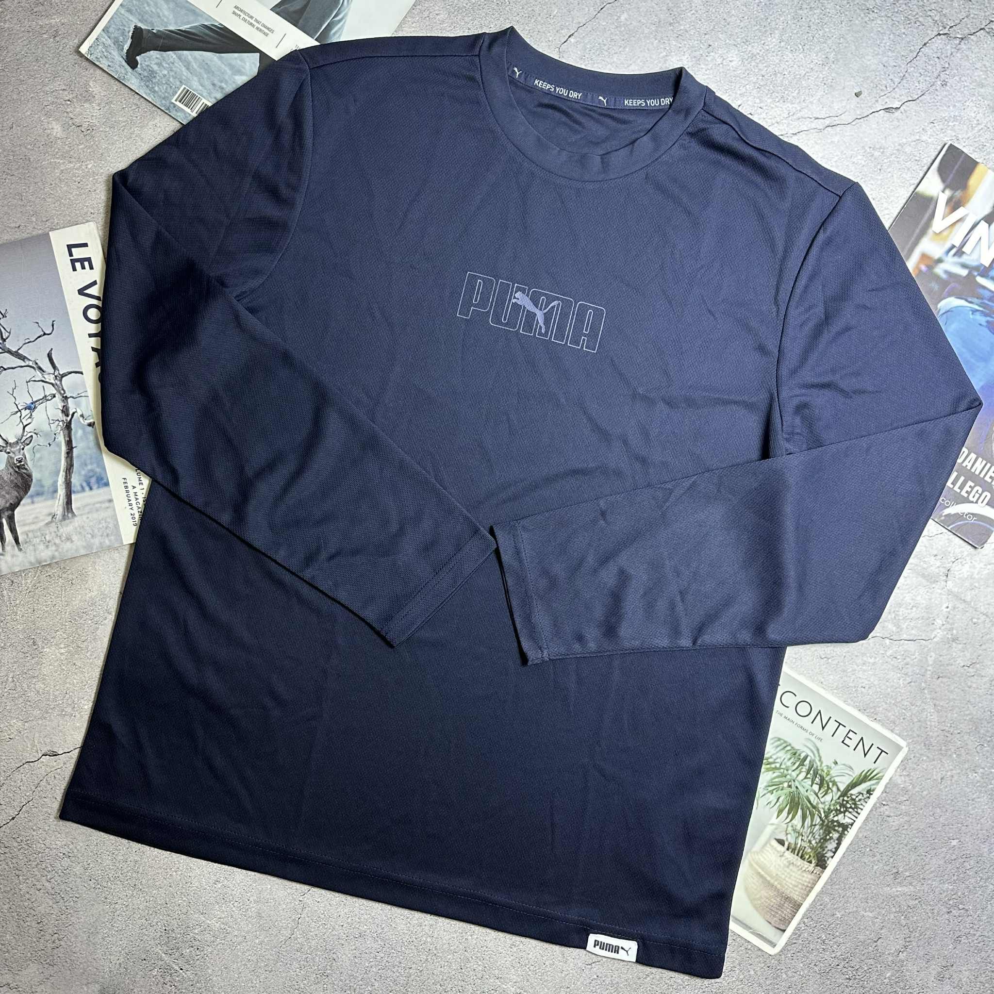 ÁO DÀI TAY PU.MA AIR DRY MẶC ĐÔI NAM NỮ 3406