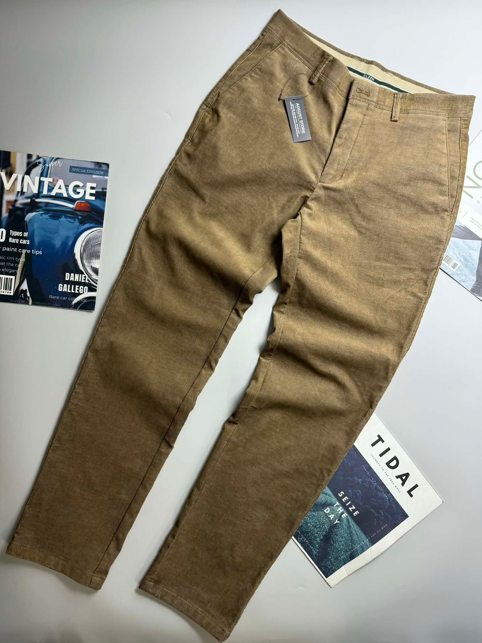 QUẦN NHUNG LÓT NỈ OL.ZEN STANDARD FIT 3034