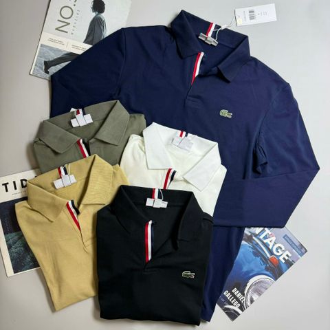 POLO DT LA.COSTE CỔ CỜ PHÁP SLIM 6728